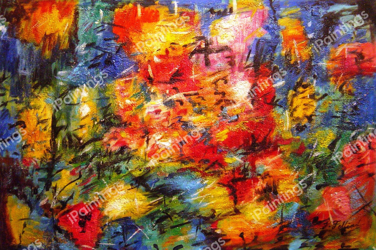 Abstract Feelings. The painting by Our Originals