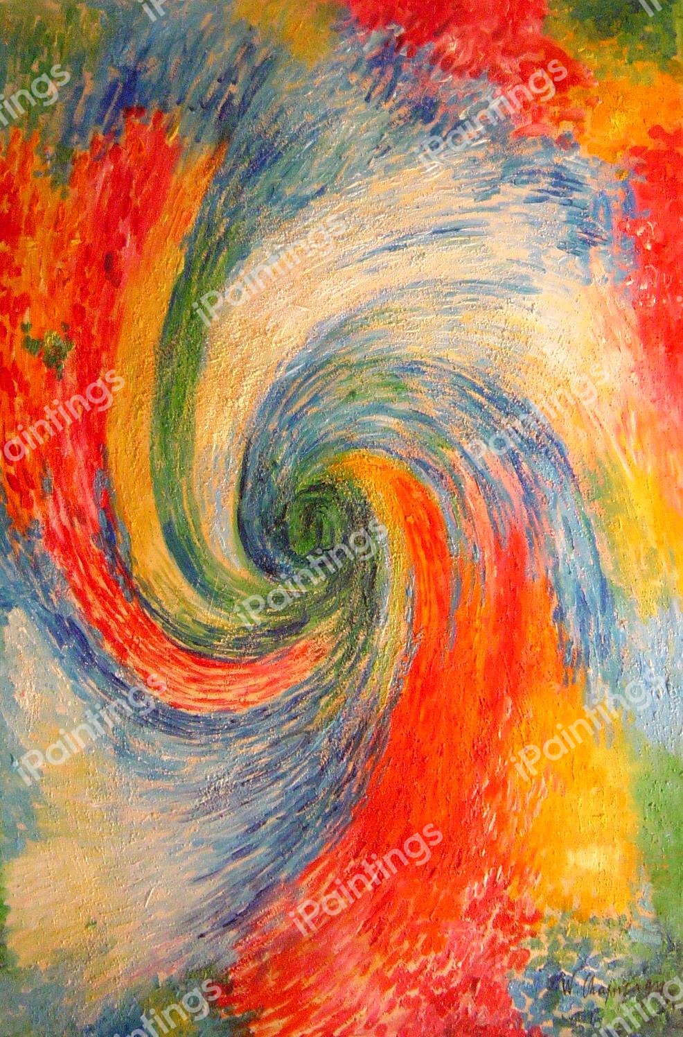 Abstract Storm. The painting by Our Originals