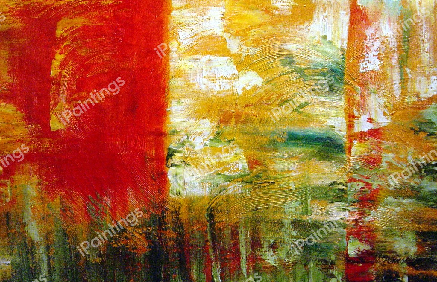 Abstract With Bold And Beautiful Colors. The painting by Our Originals