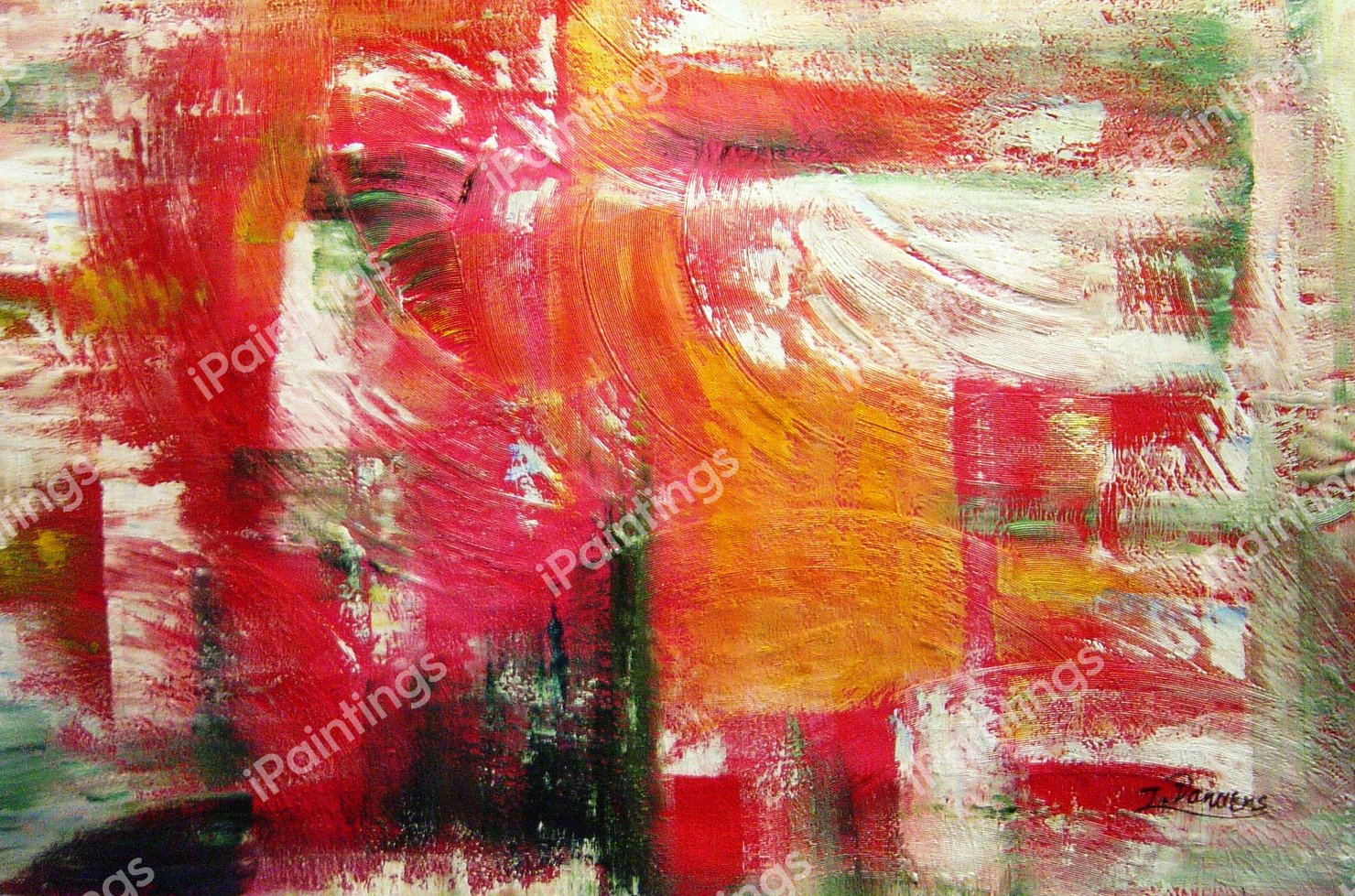 Abstract With Charming Colors. The painting by Our Originals