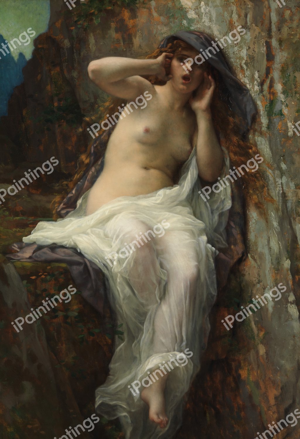 Echo. The painting by Alexandre Cabanel