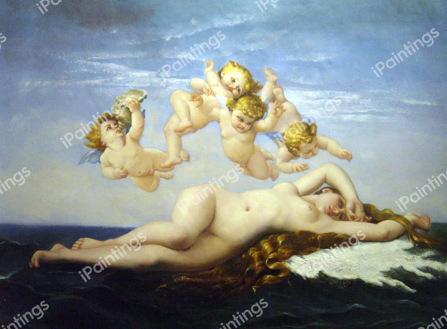 The Birth Of Venus. The painting by Alexandre Cabanel