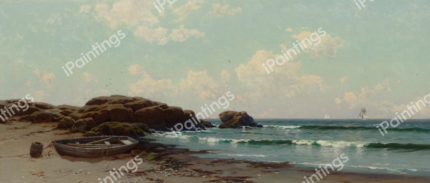 Afternoon by the Ocean. The painting by Alfred Thompson Bricher