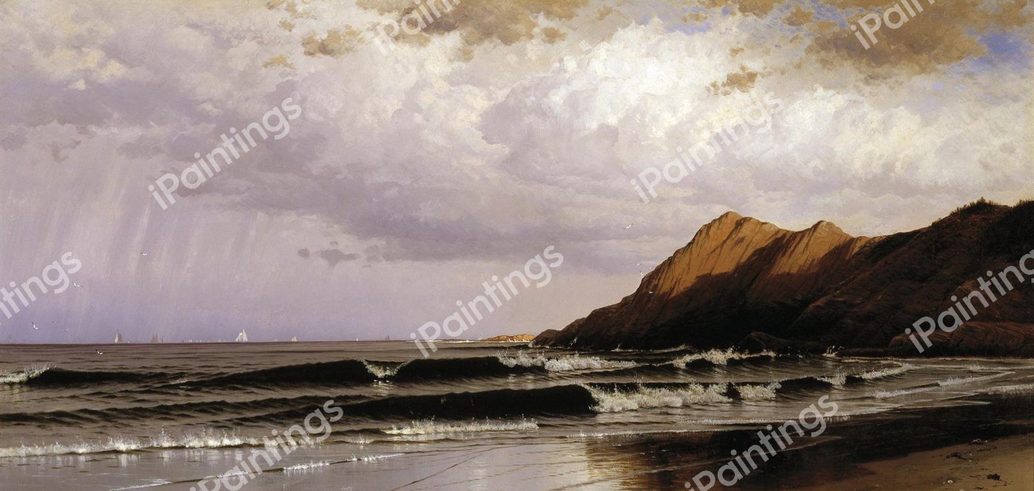 Time and Tide. The painting by Alfred Thompson Bricher