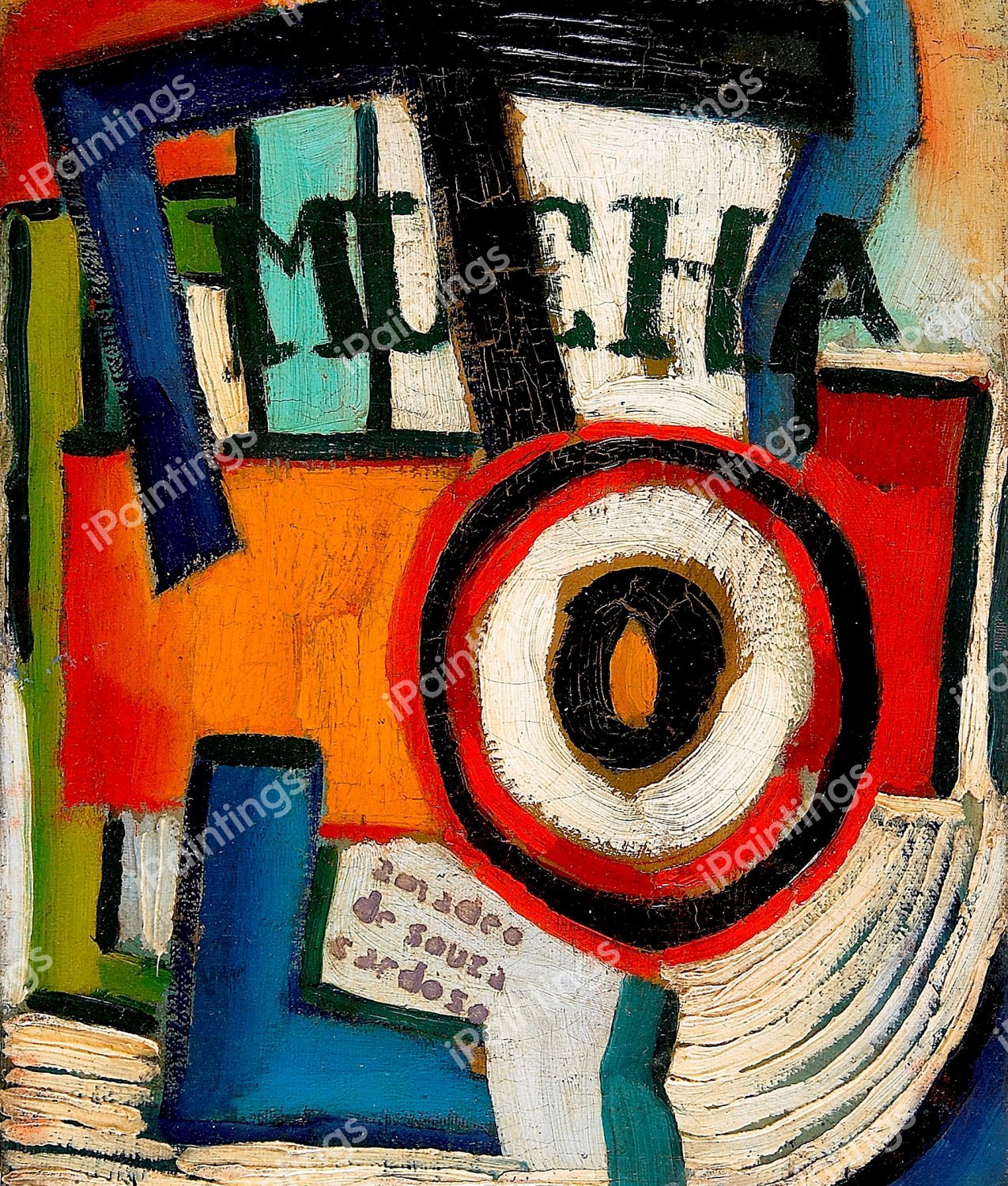 Exposure. The painting by Amadeu De Sousa Cardoso