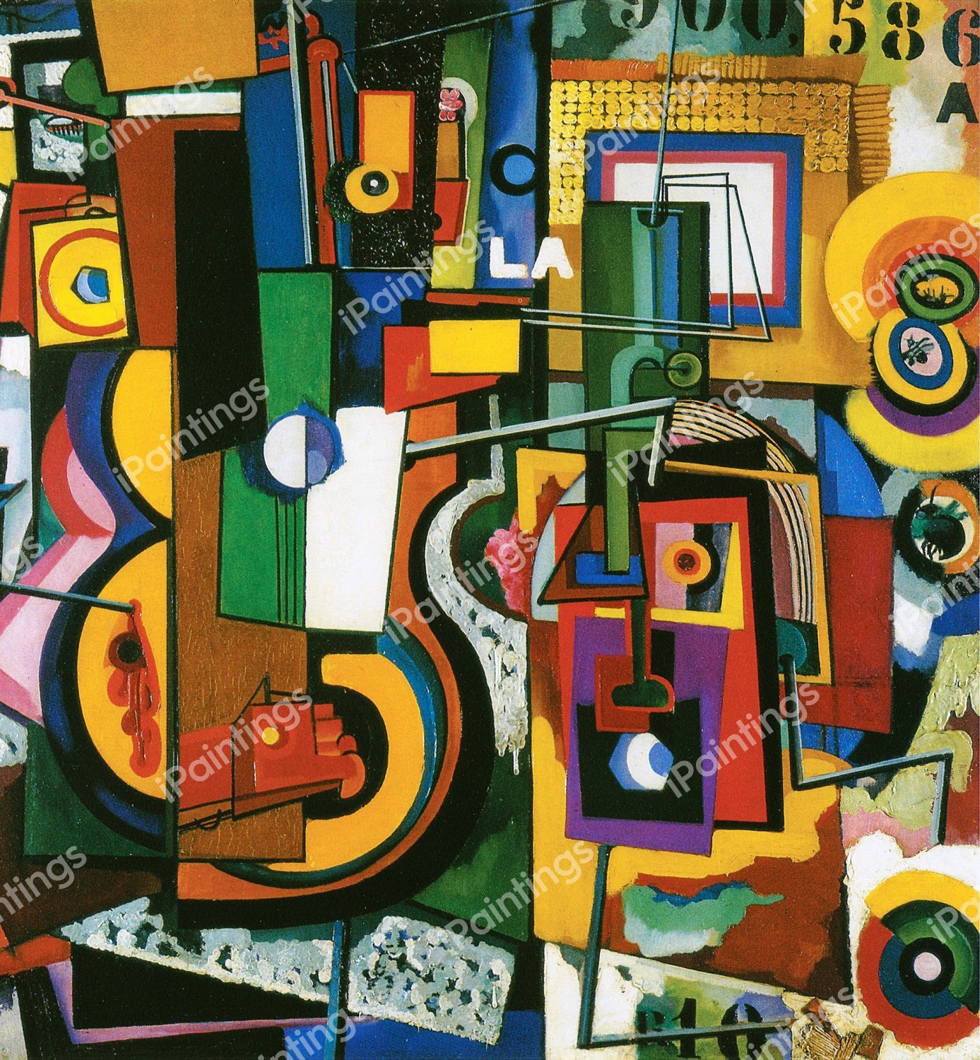 Pintura also known as Brut 300 TSF. The painting by Amadeu De Sousa Cardoso