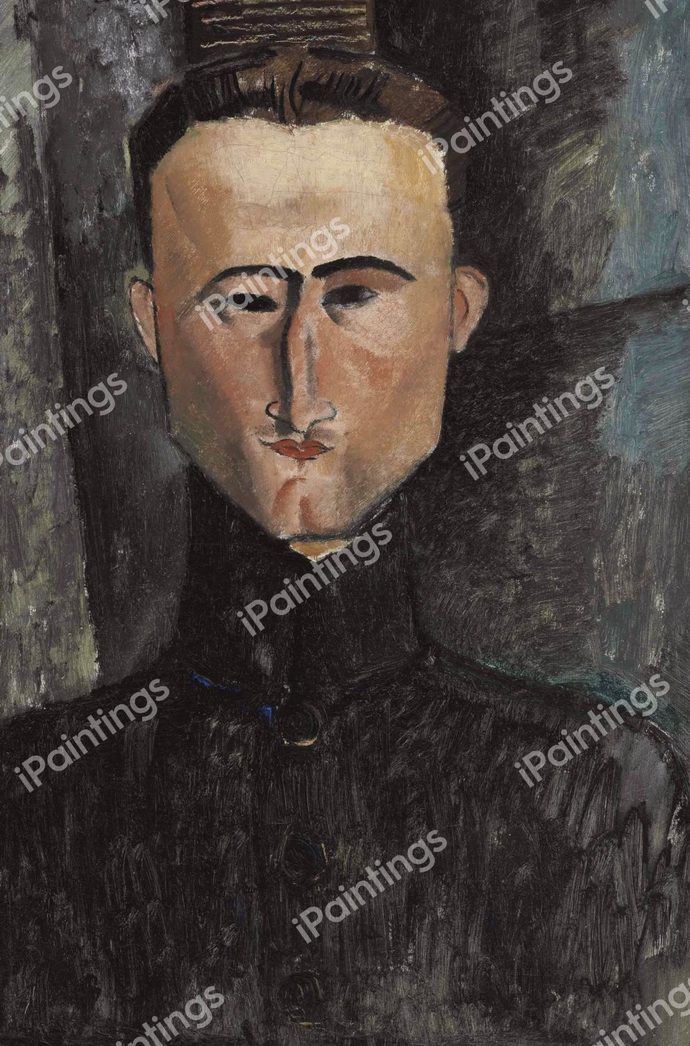 Andre Rouveyre. The painting by Amedeo Modigliani