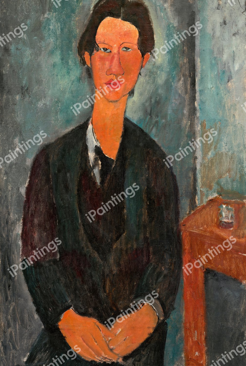 Chaim Soutine. The painting by Amedeo Modigliani