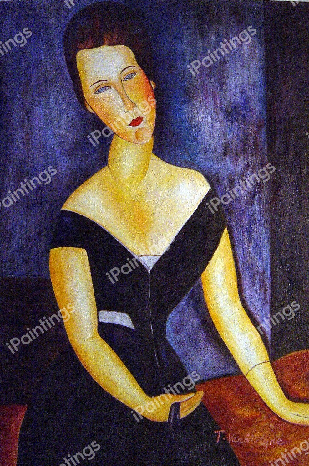 Madame Georges Van Muyden. The painting by Amedeo Modigliani