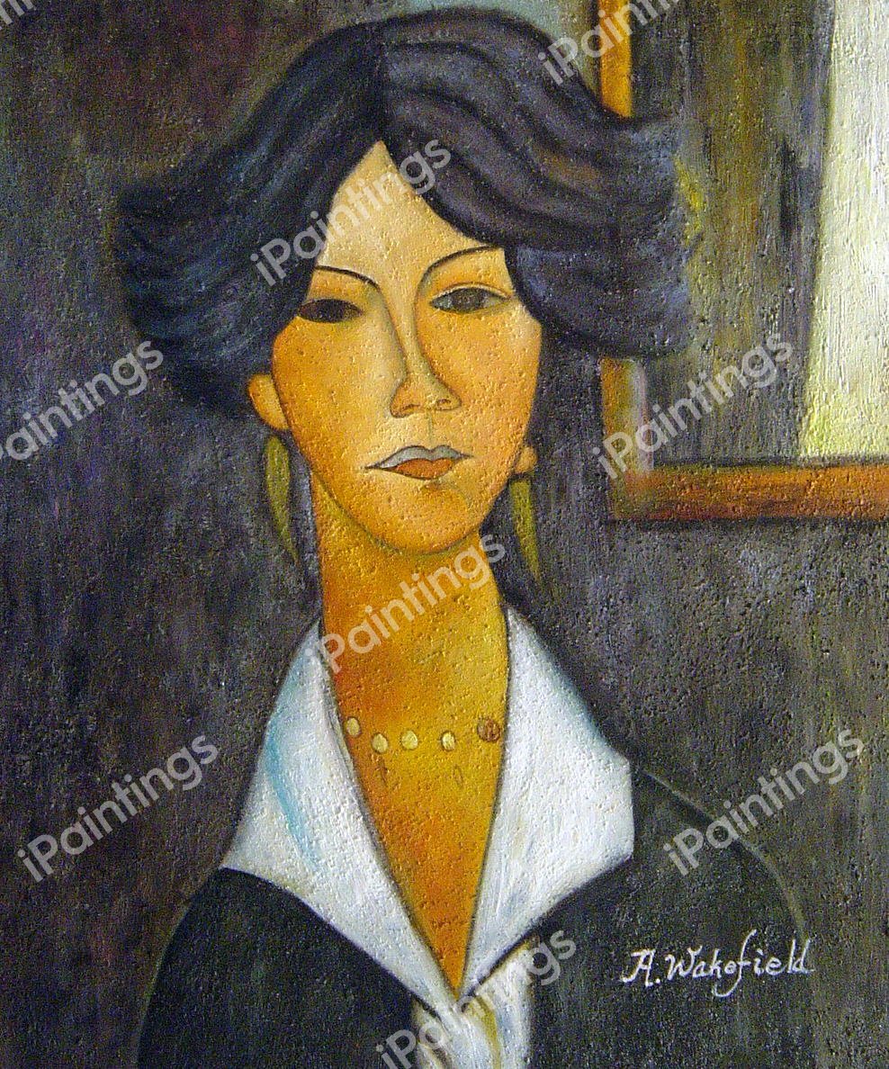 Woman Of Algiers. The painting by Amedeo Modigliani