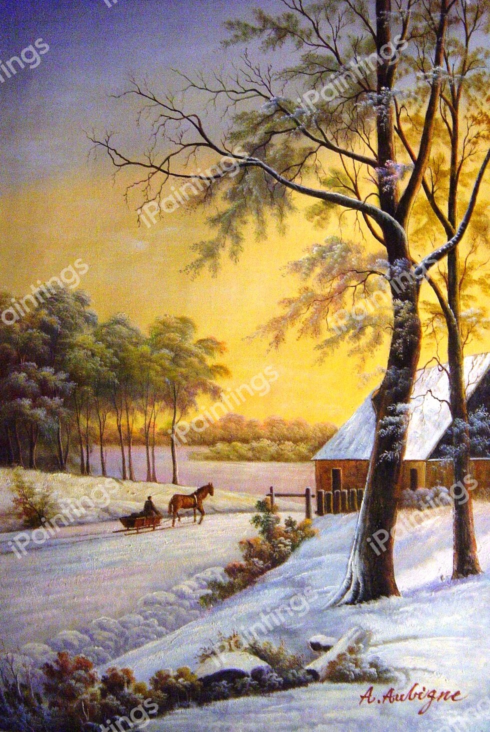 Homeward Bound. The painting by Anders Andersen-Lundby