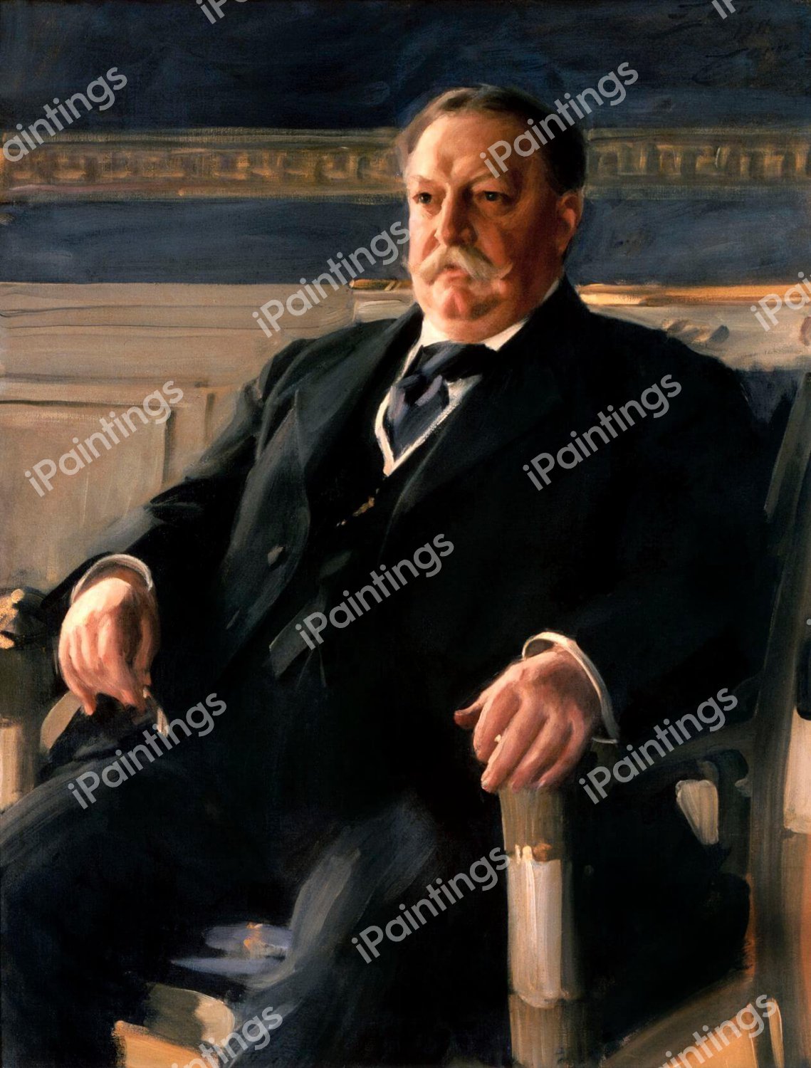 Portrait of William Howard Taft. The painting by Anders Zorn