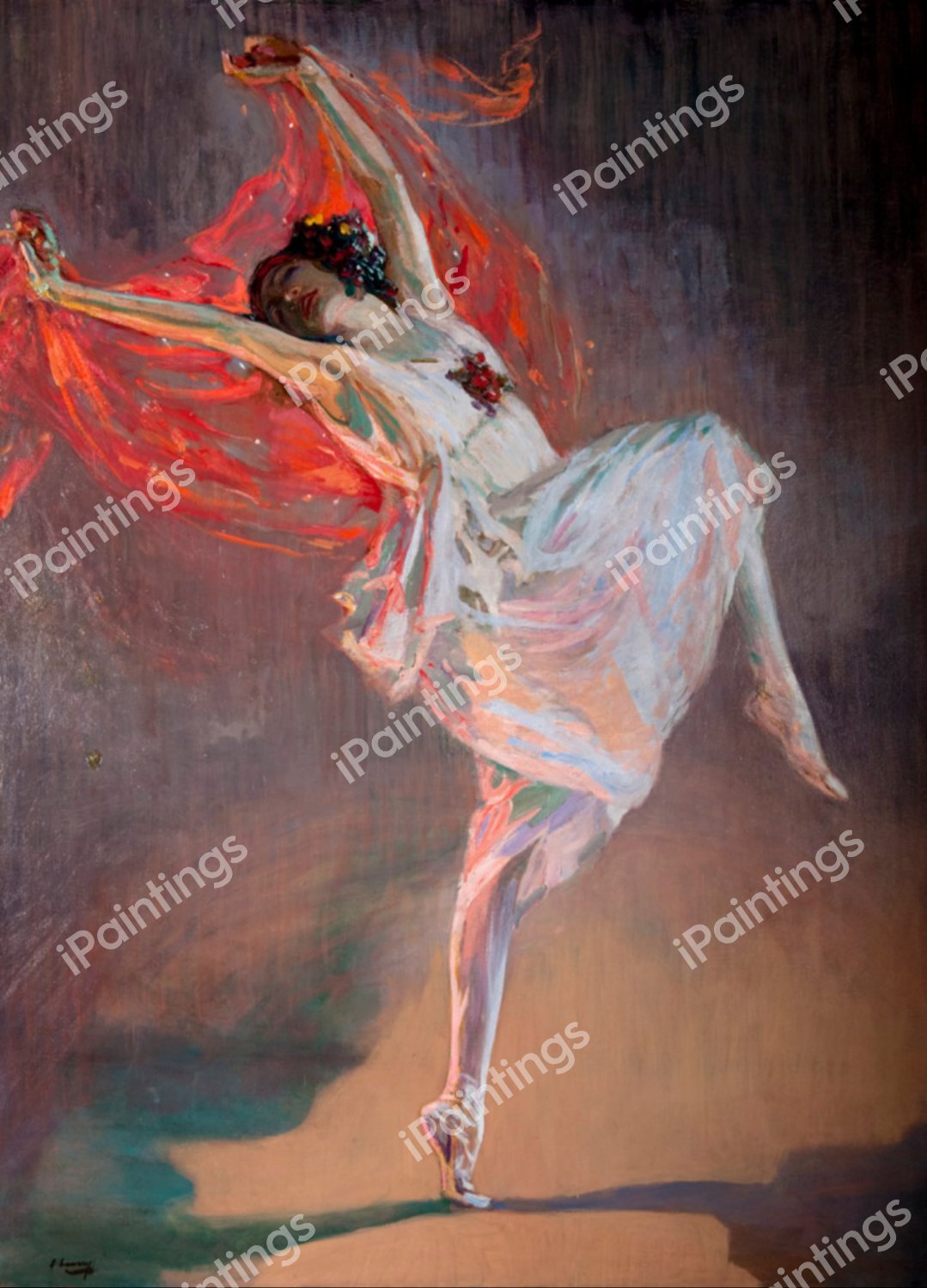 Anna Pavlova. The painting by Sir John Lavery