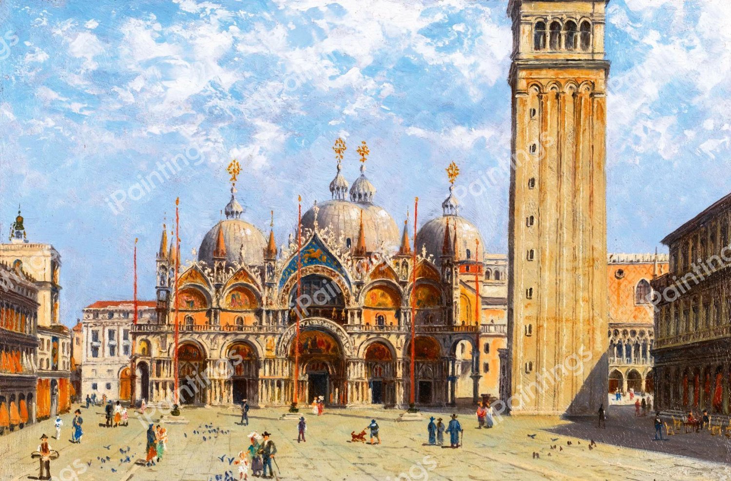 Basilica di San Marco. The painting by Antonietta Brandeis