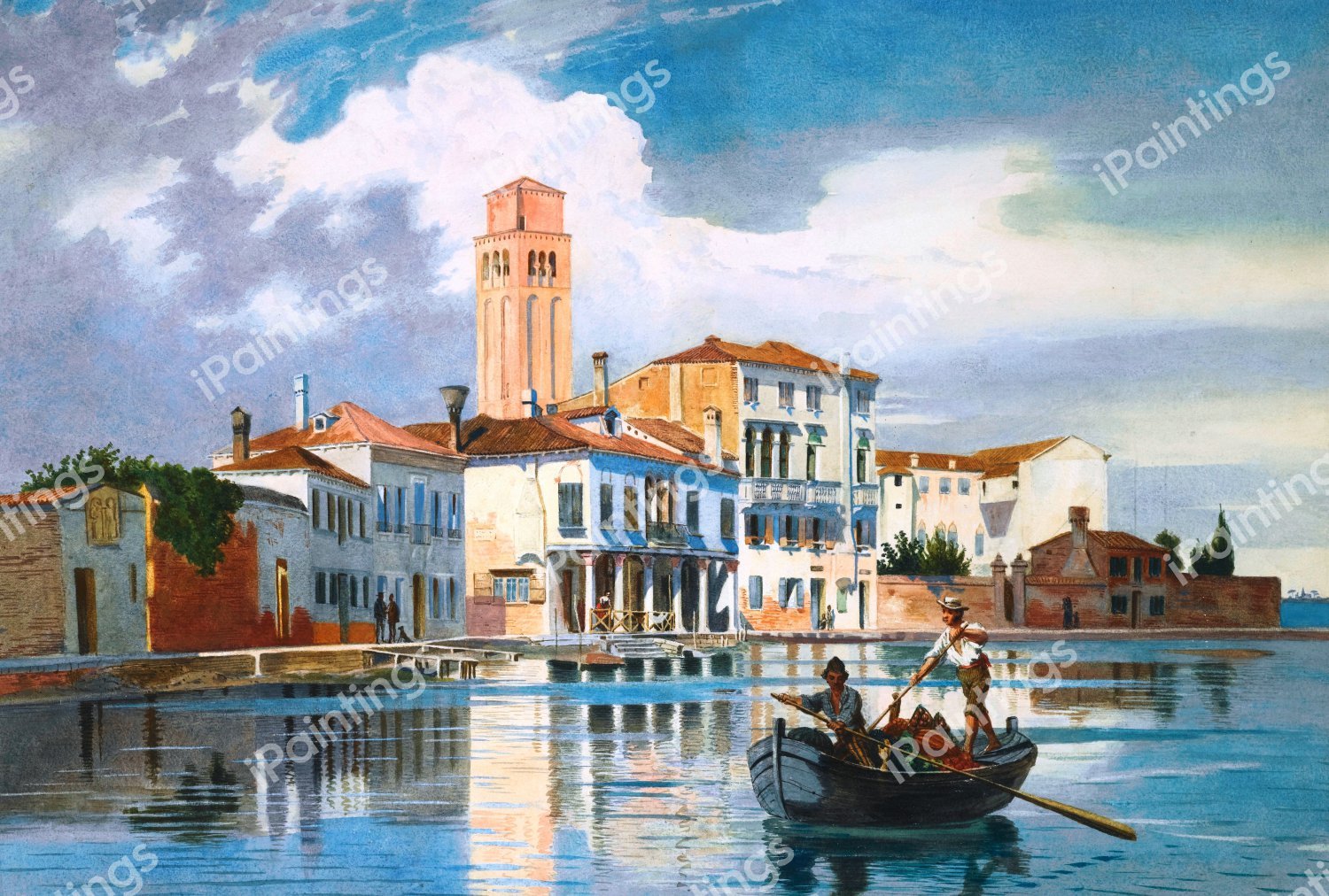 Murano. The painting by Antonietta Brandeis
