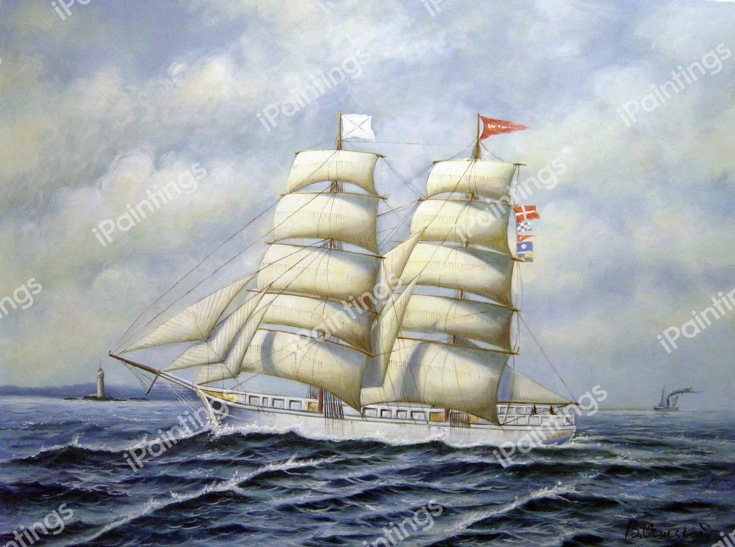 The Clara. The painting by Antonio Jacobsen