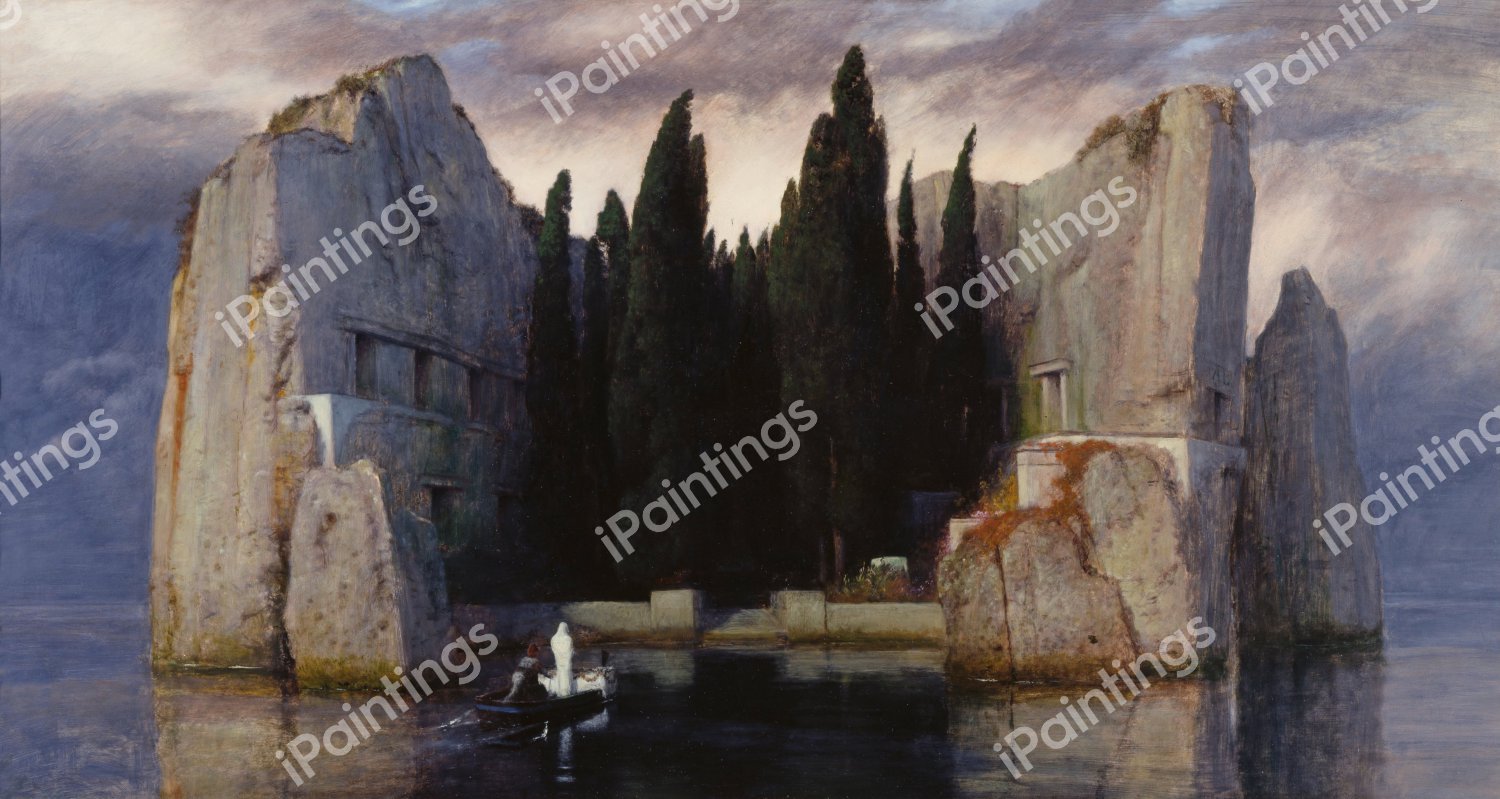 Isle of the Dead. The painting by Arnold Bocklin
