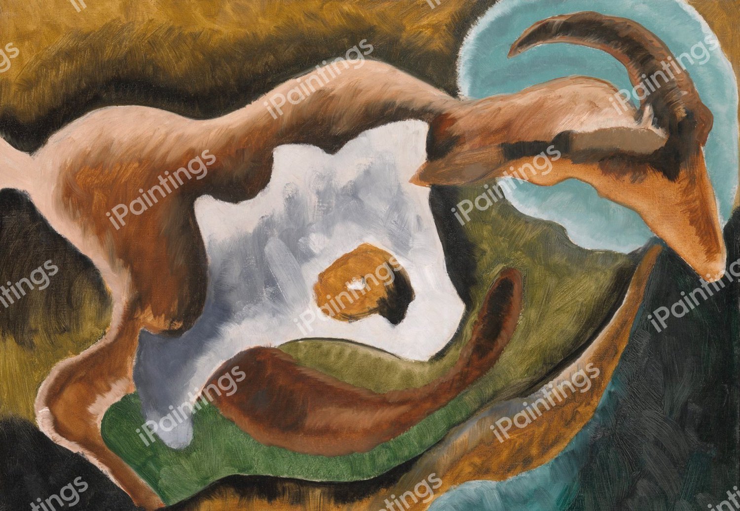 Goat. The painting by Arthur Dove