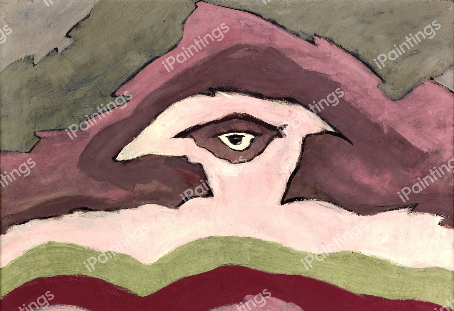 Storm Clouds. The painting by Arthur Dove