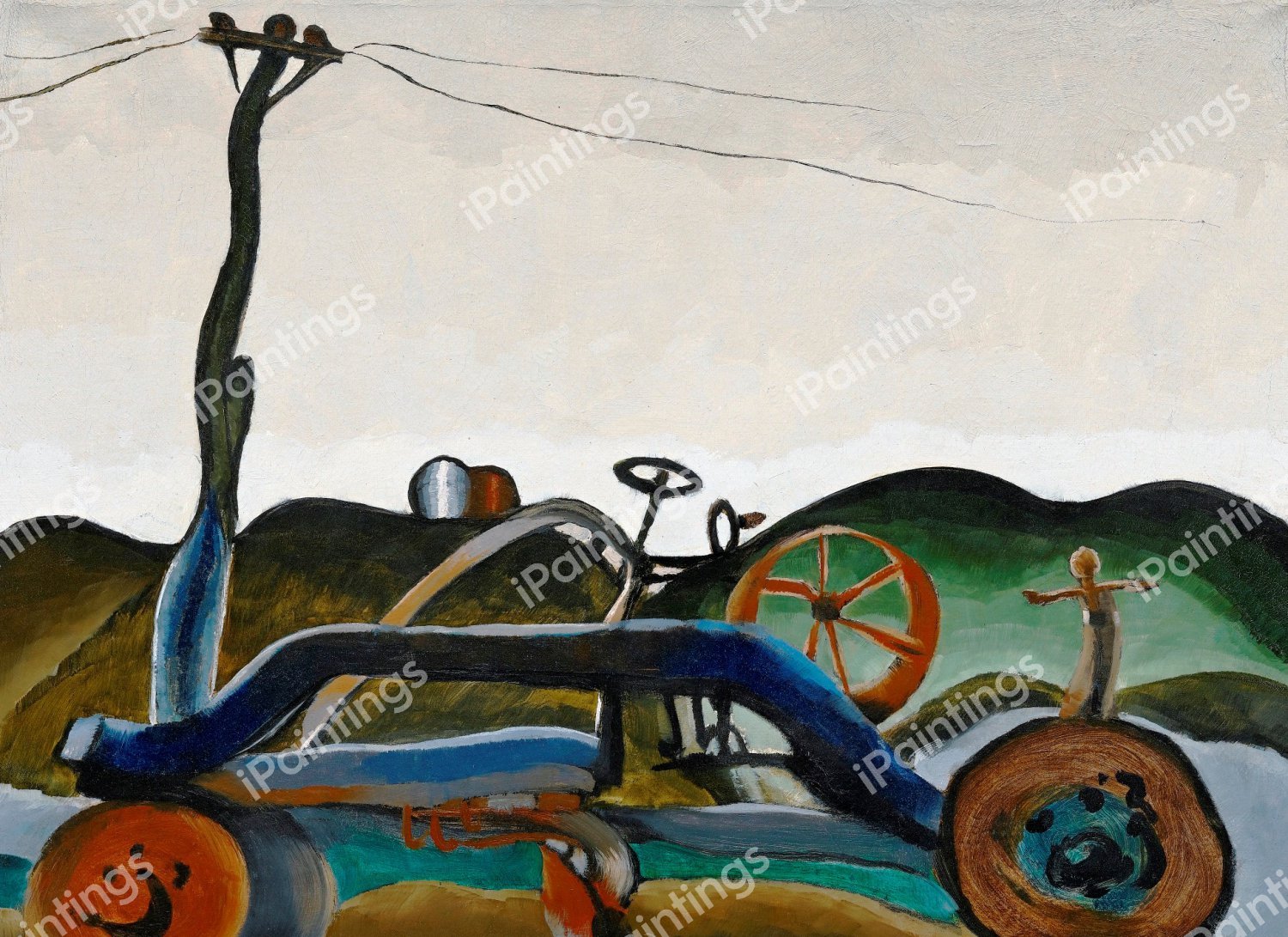 Town Scraper. The painting by Arthur Dove