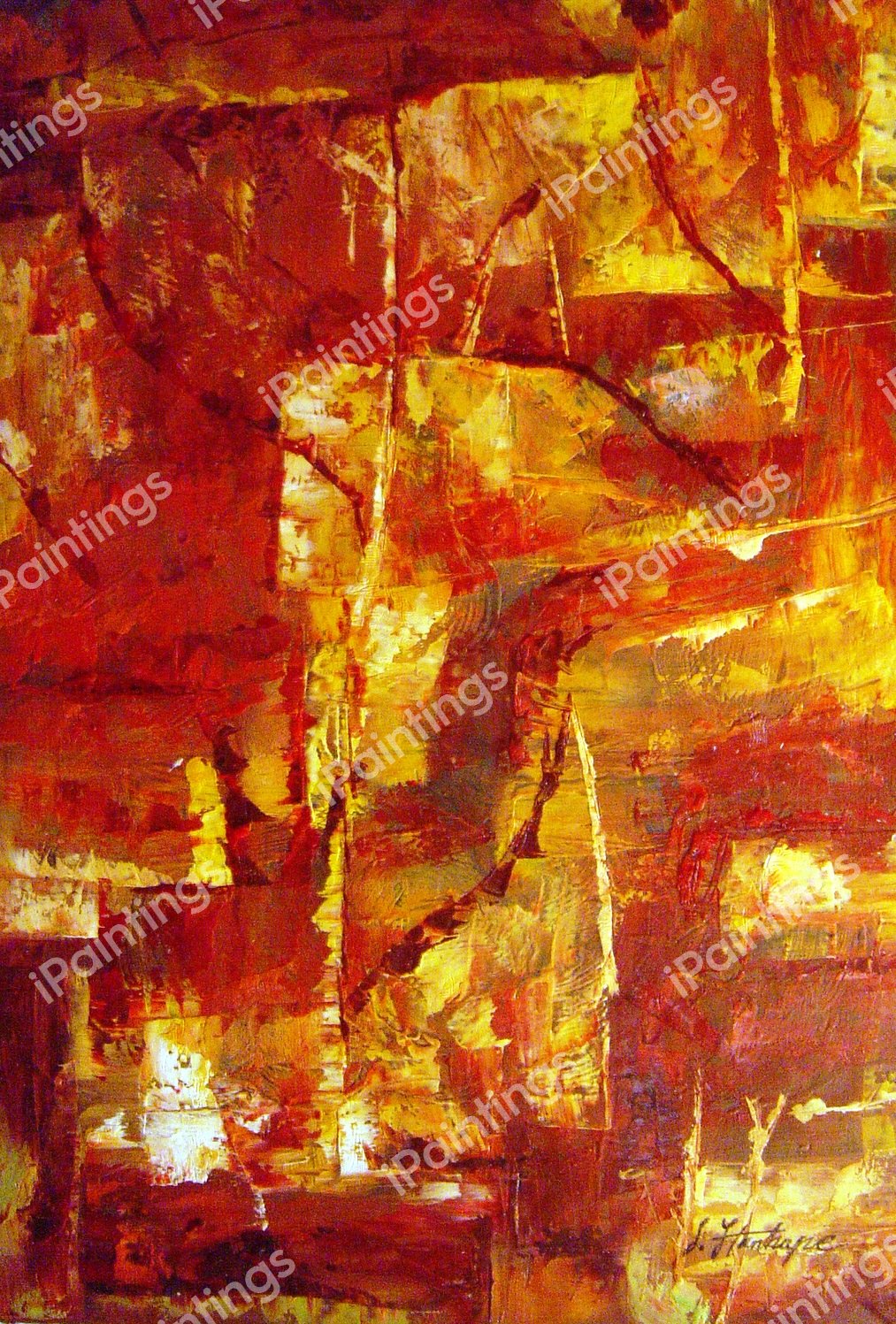 Artistic Abstract. The painting by Our Originals