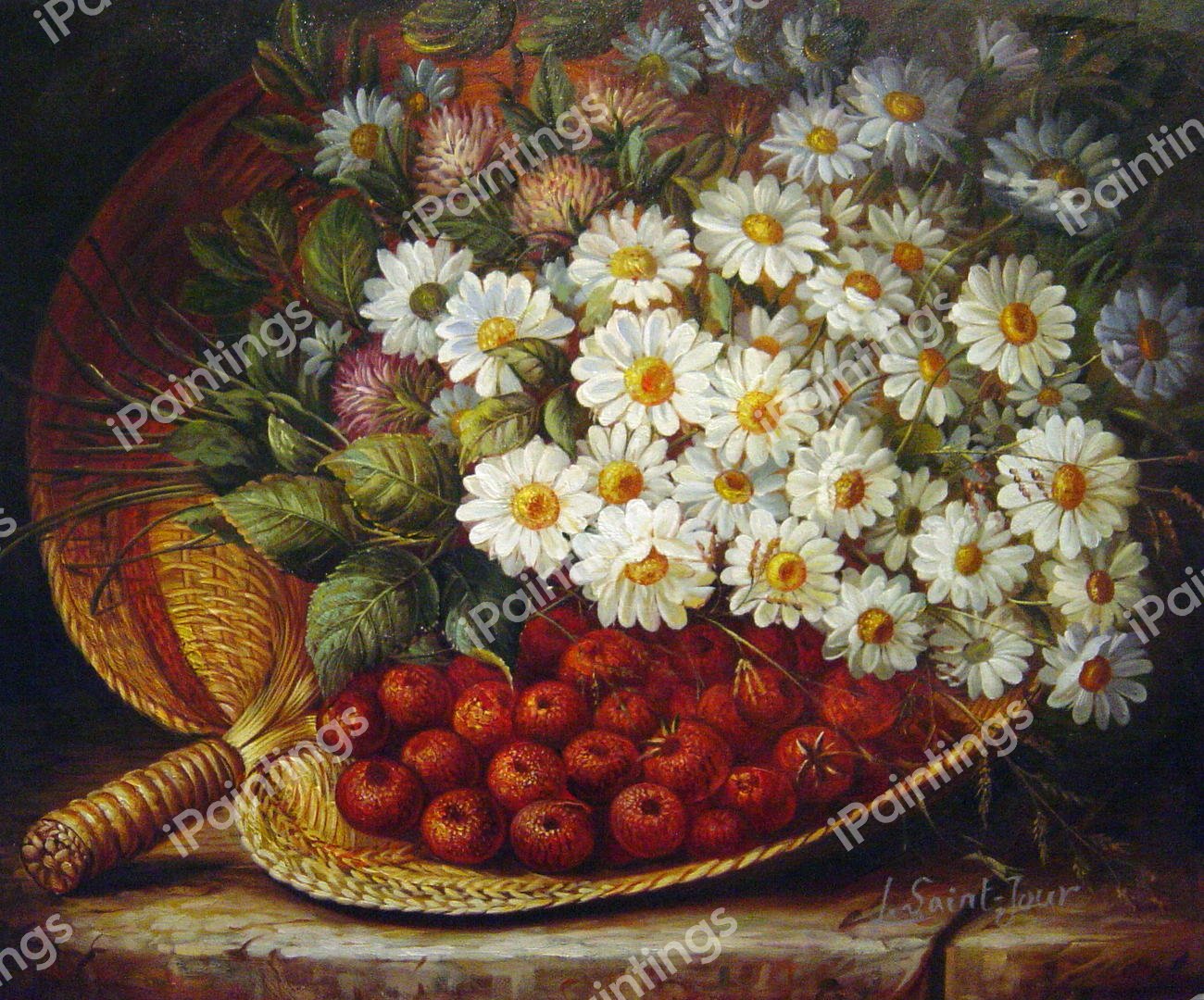 A Summer Still Life. The painting by August Laux