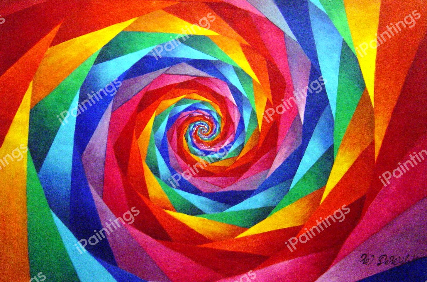 Awesome Spiral Fun. The painting by Our Originals