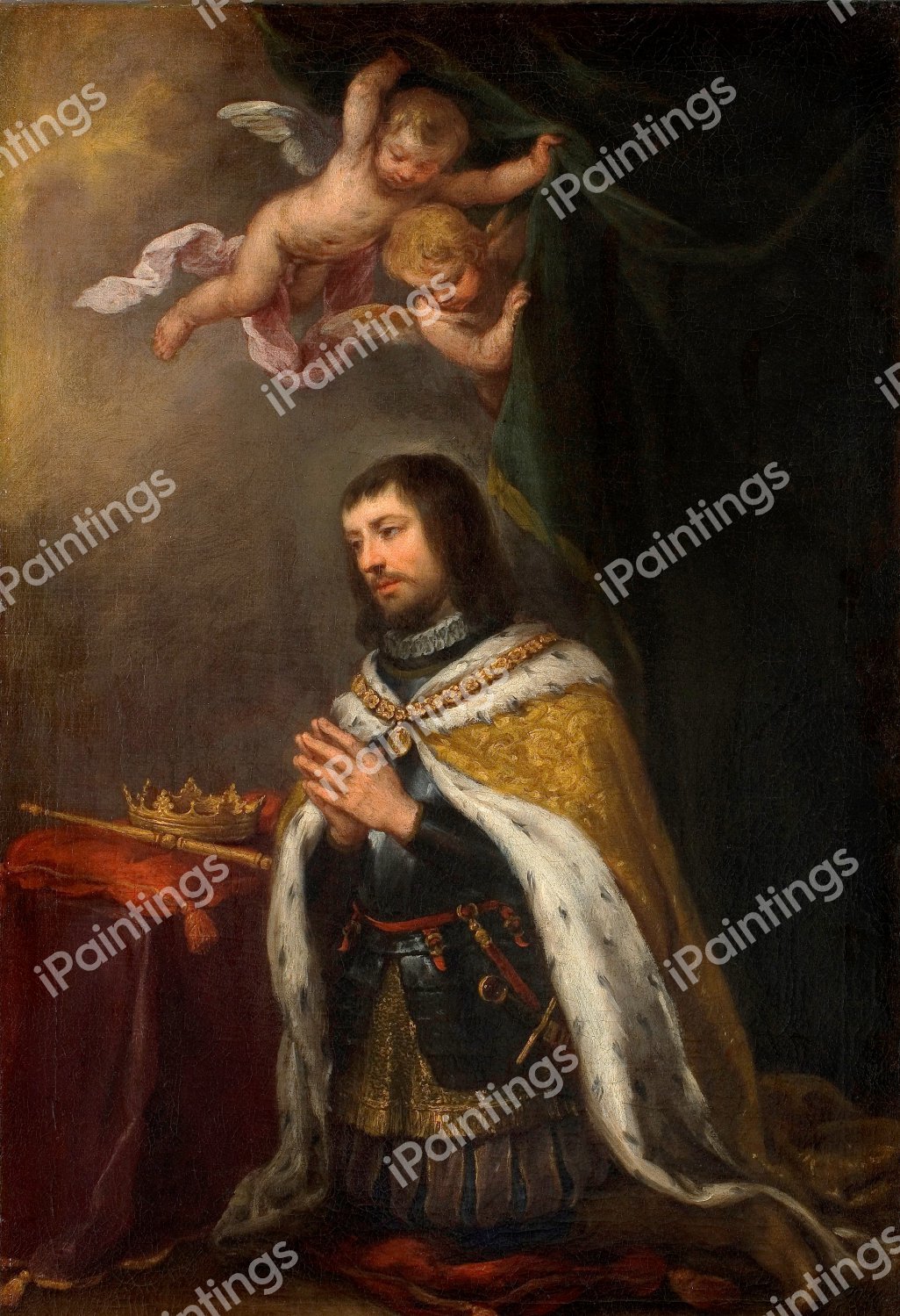 Fernando III el Santo. The painting by Bartolome Esteban Murillo