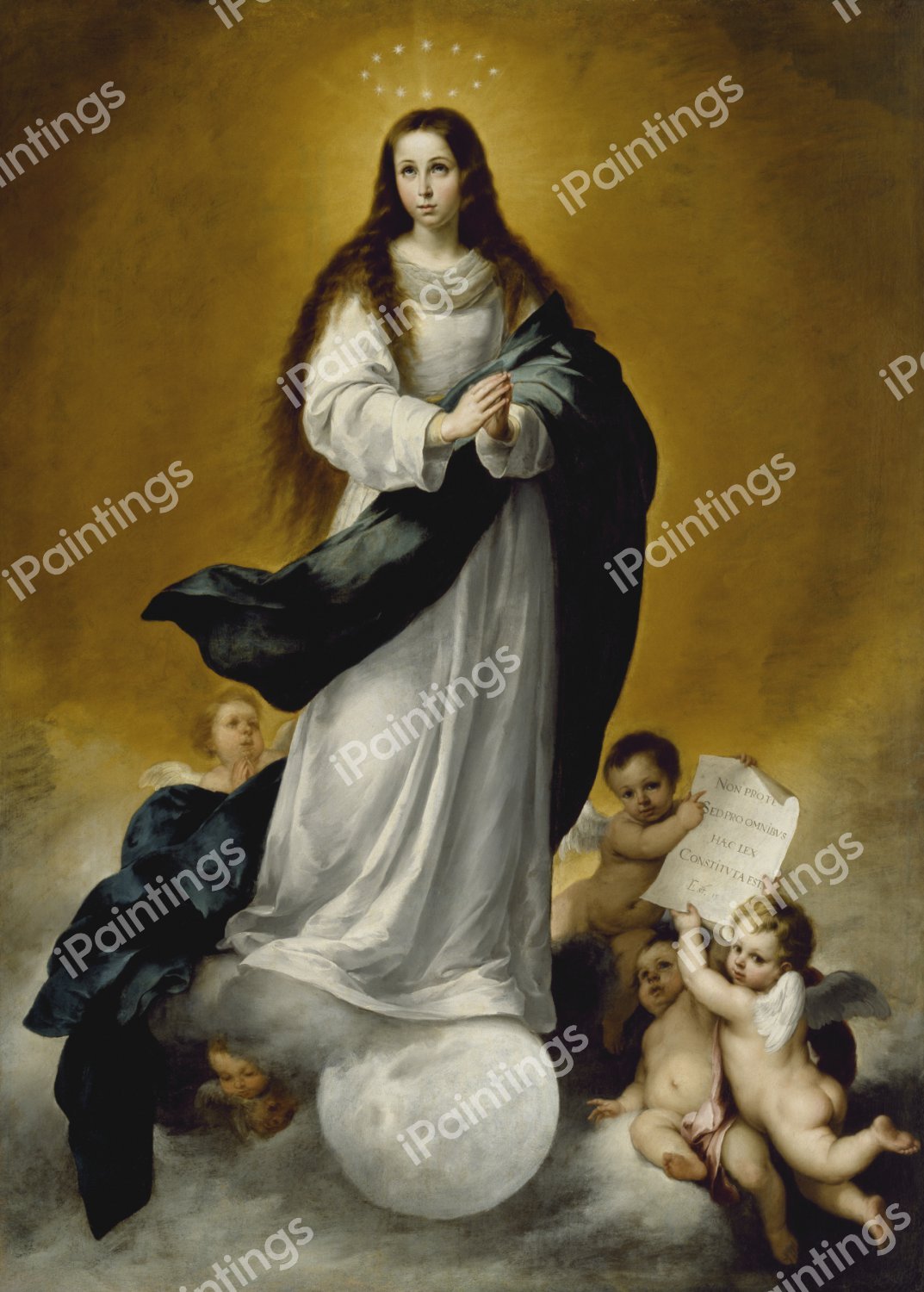The Virgin of the Immaculate Conception. The painting by Bartolome Esteban Murillo