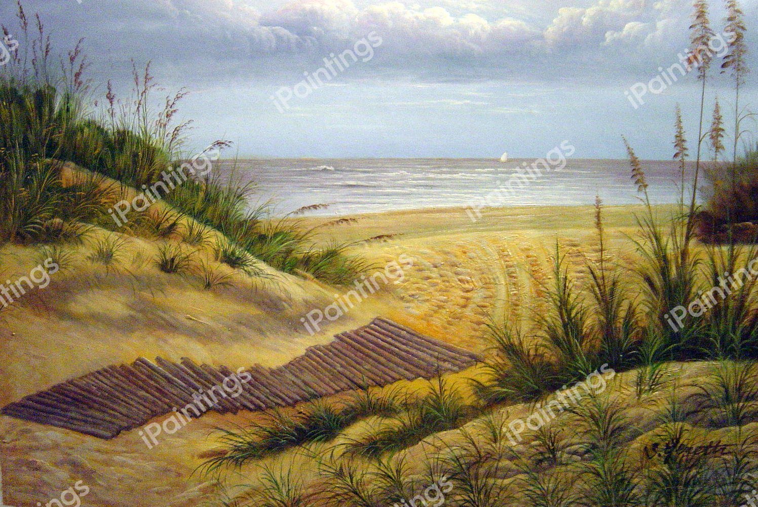 Beautiful Beach. The painting by Our Originals