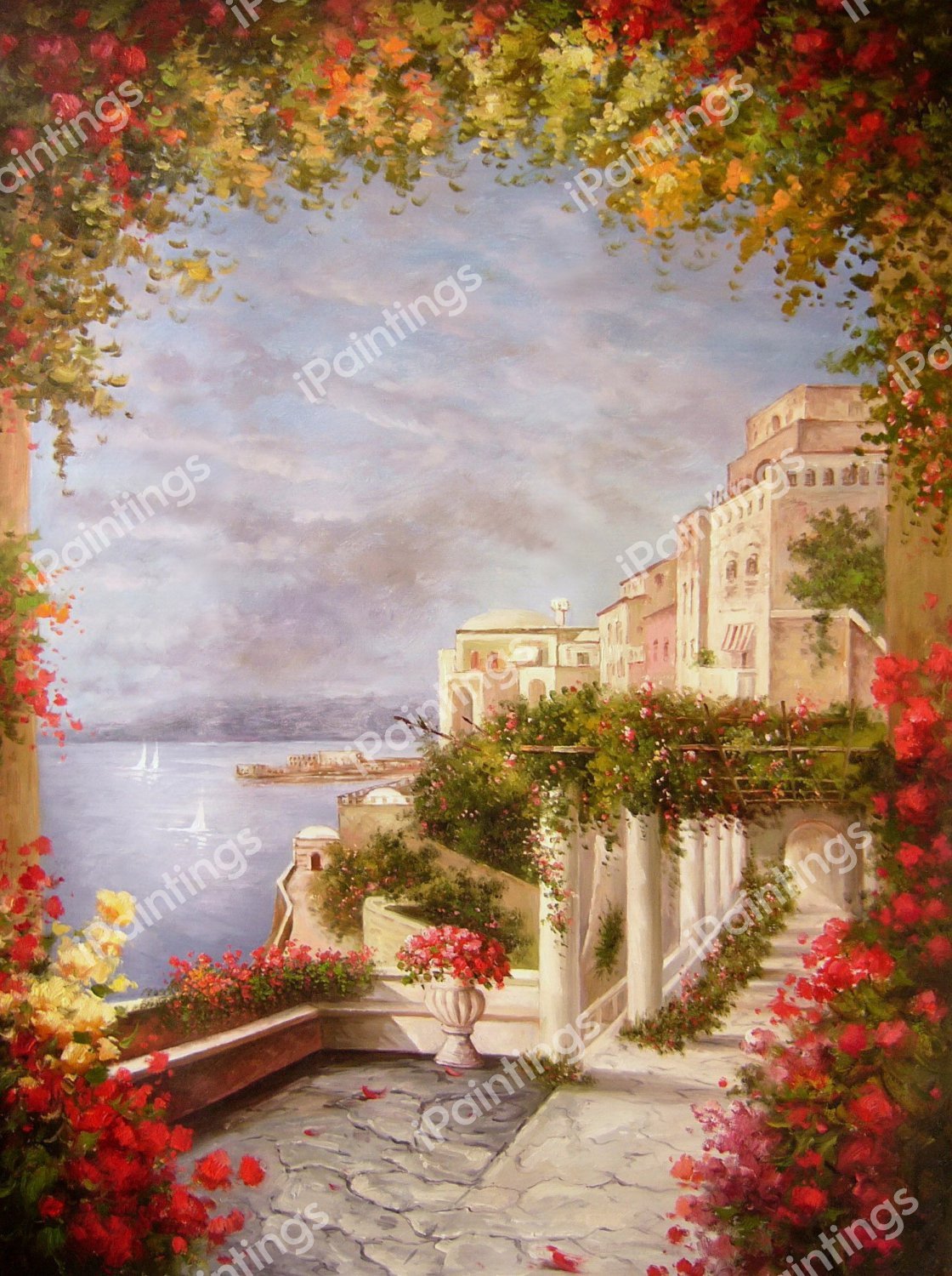 Beckoning Harbor Vista. The painting by Our Originals