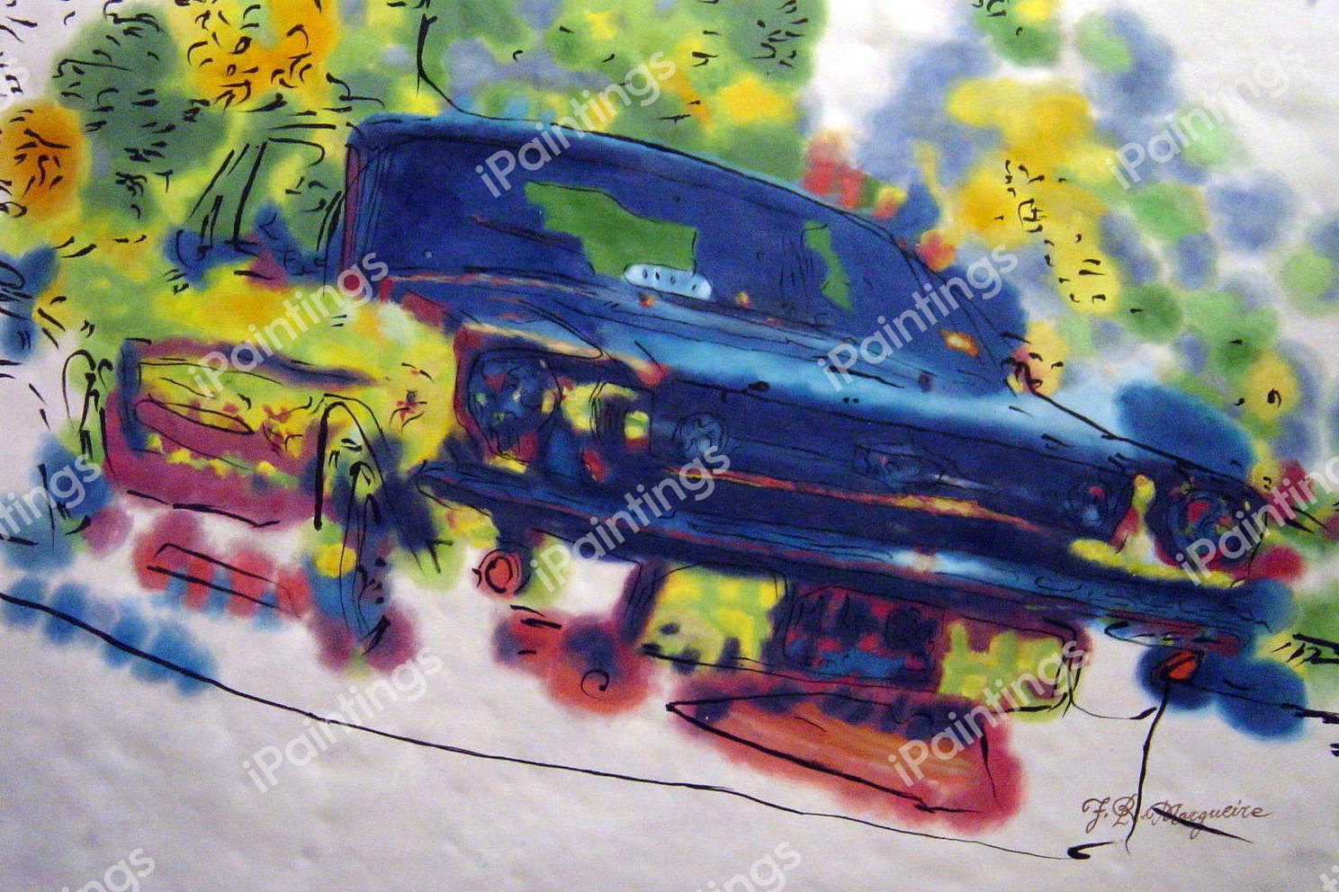 Blinding Speed. The painting by Our Originals