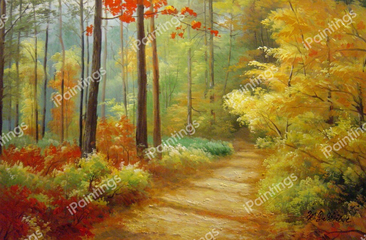 Bold Colors Of Fall. The painting by Our Originals