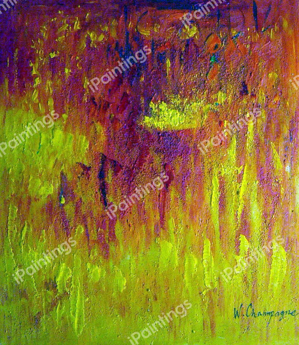 Bold Electric Abstract. The painting by Our Originals