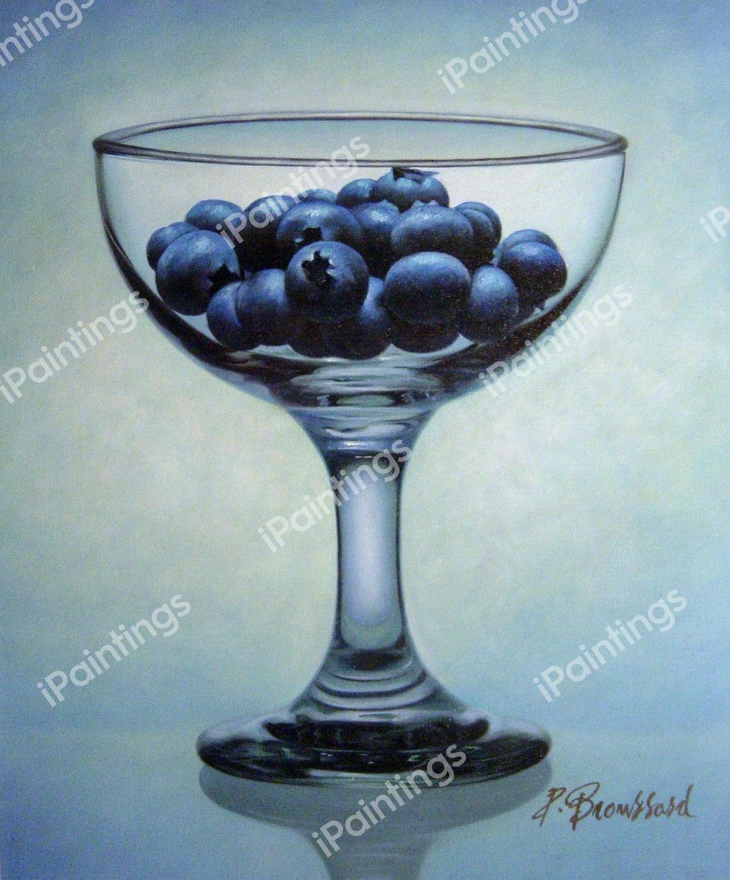 Boldly Blueberry. The painting by Our Originals