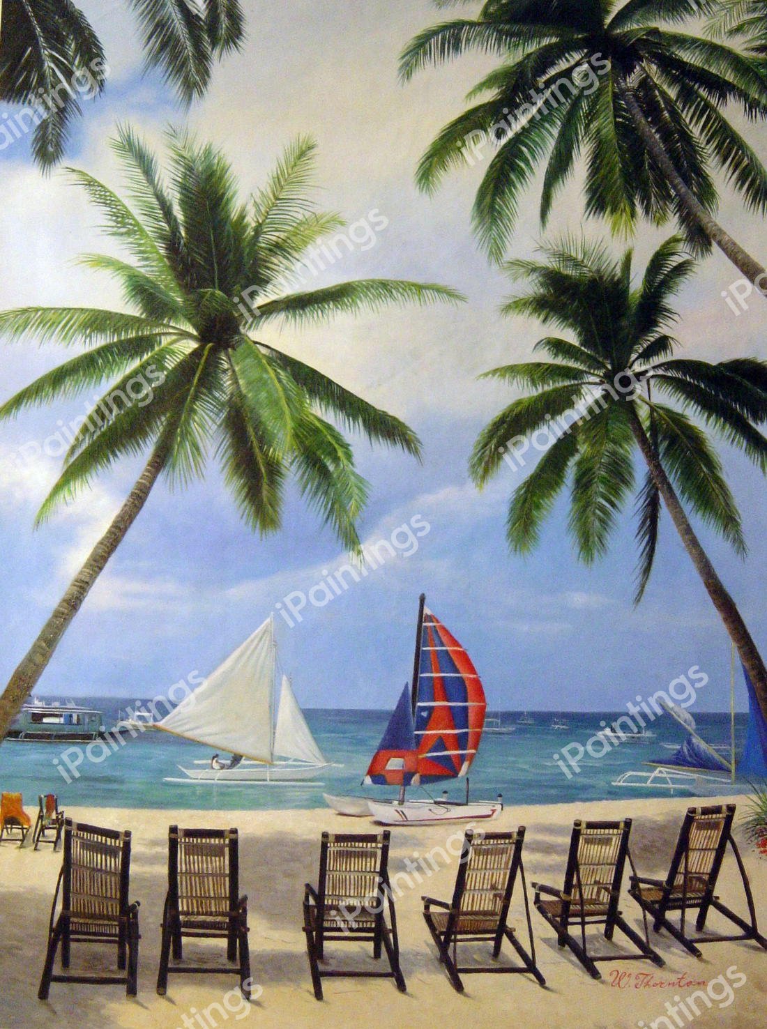 Boracay Beach. The painting by Our Originals