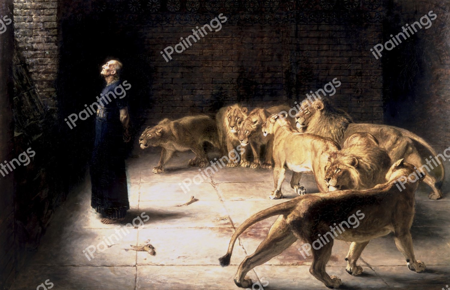 Daniel's Answer to the King 2. The painting by Briton Riviere