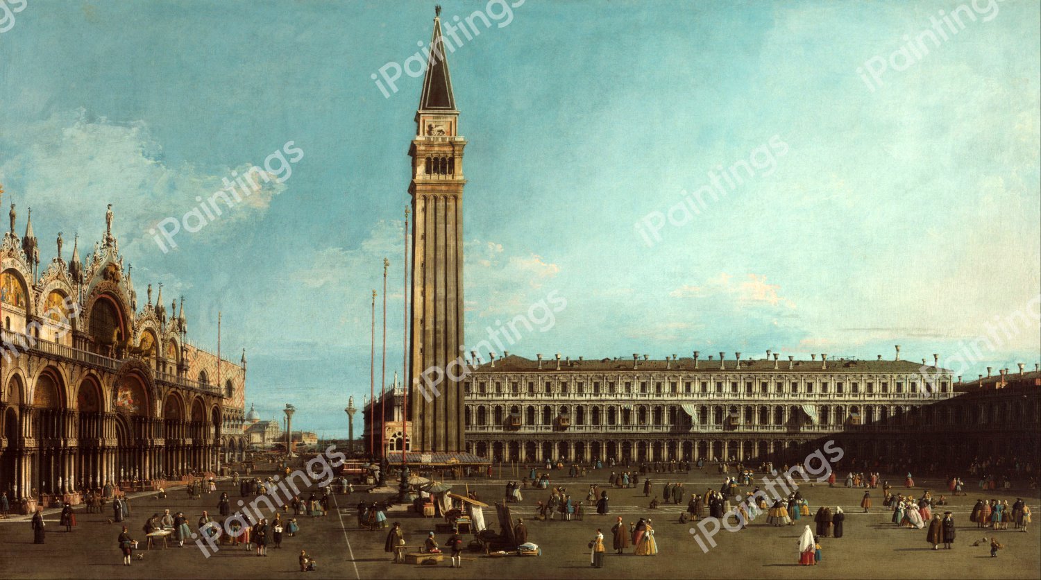 Piazza San Marco. The painting by Canaletto