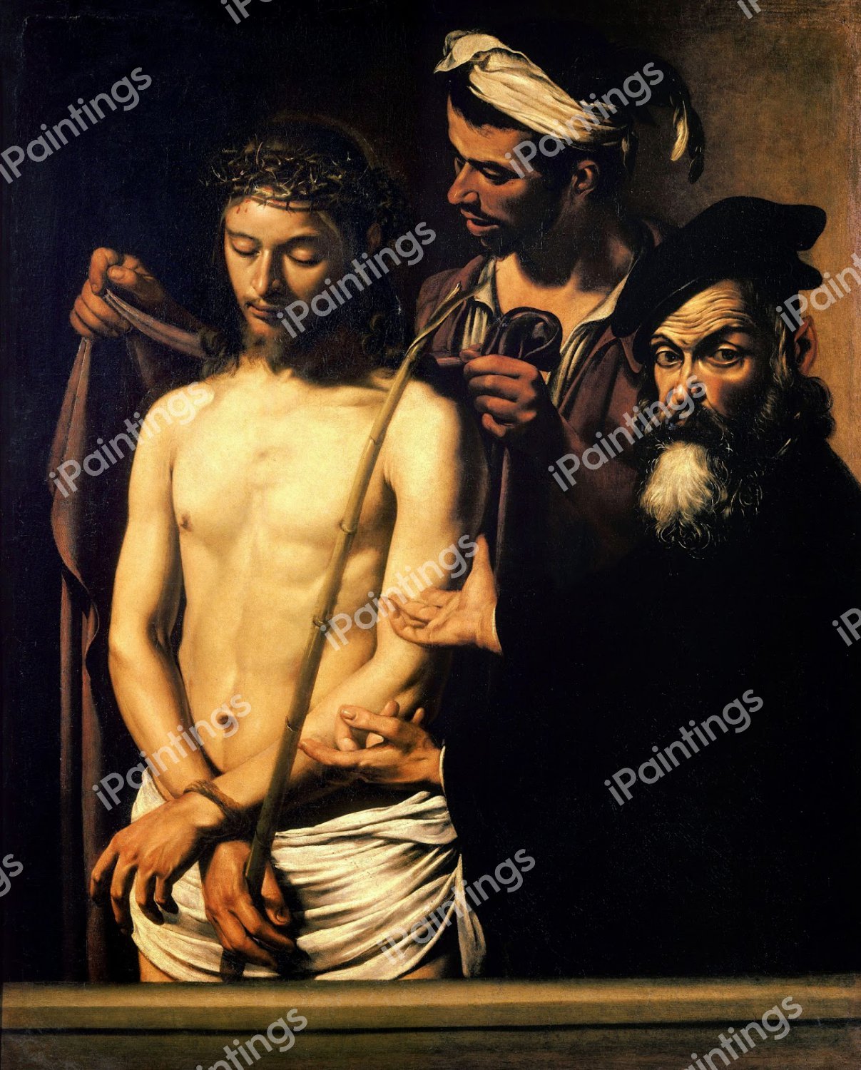 Ecce Homo. The painting by Caravaggio