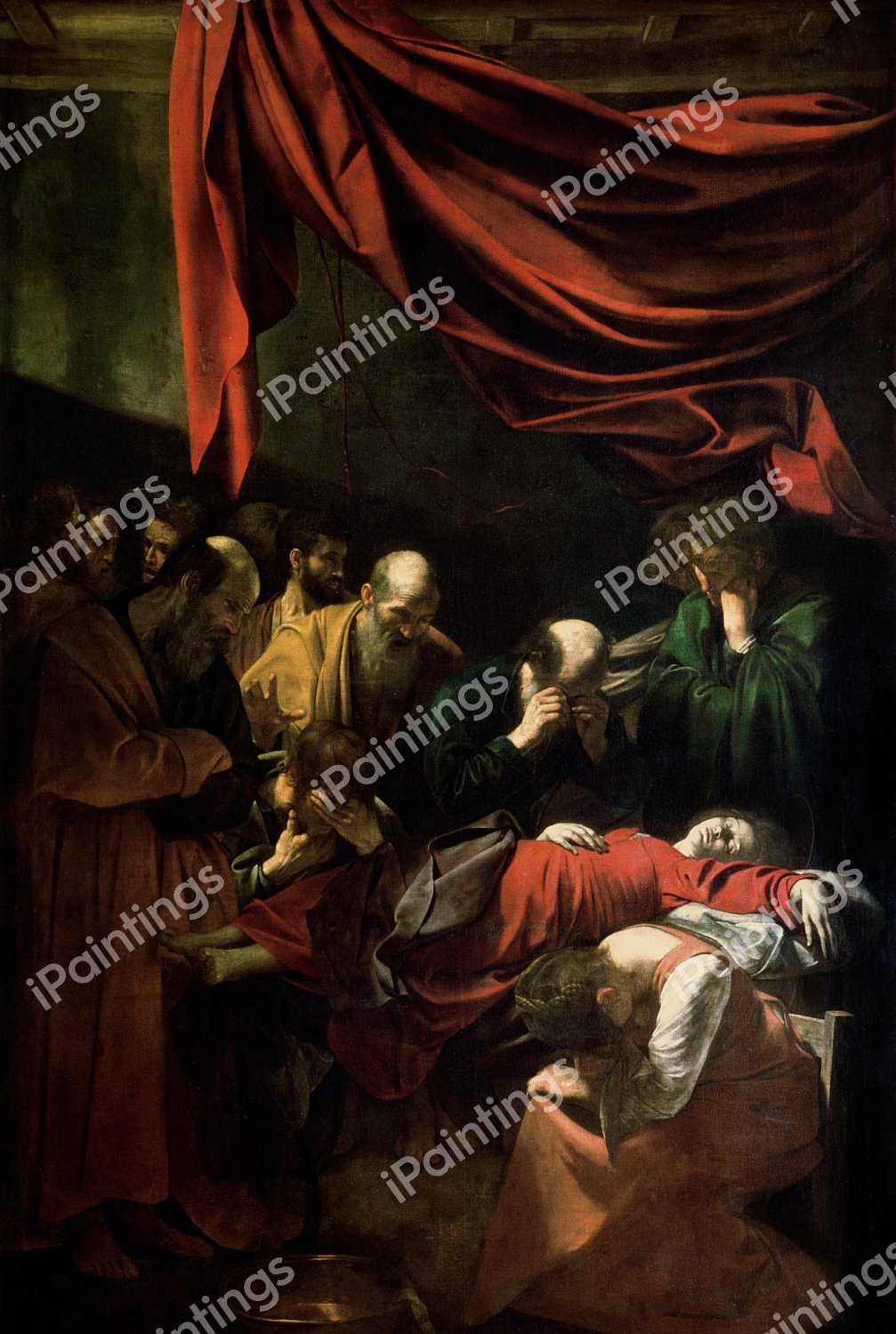 The Death of the Virgin. The painting by Caravaggio