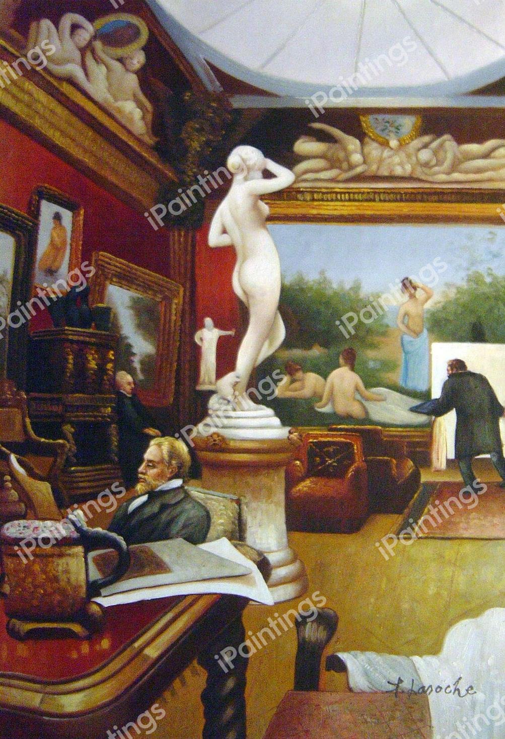 Interior Of The Gallery. The painting by Carl Larsson