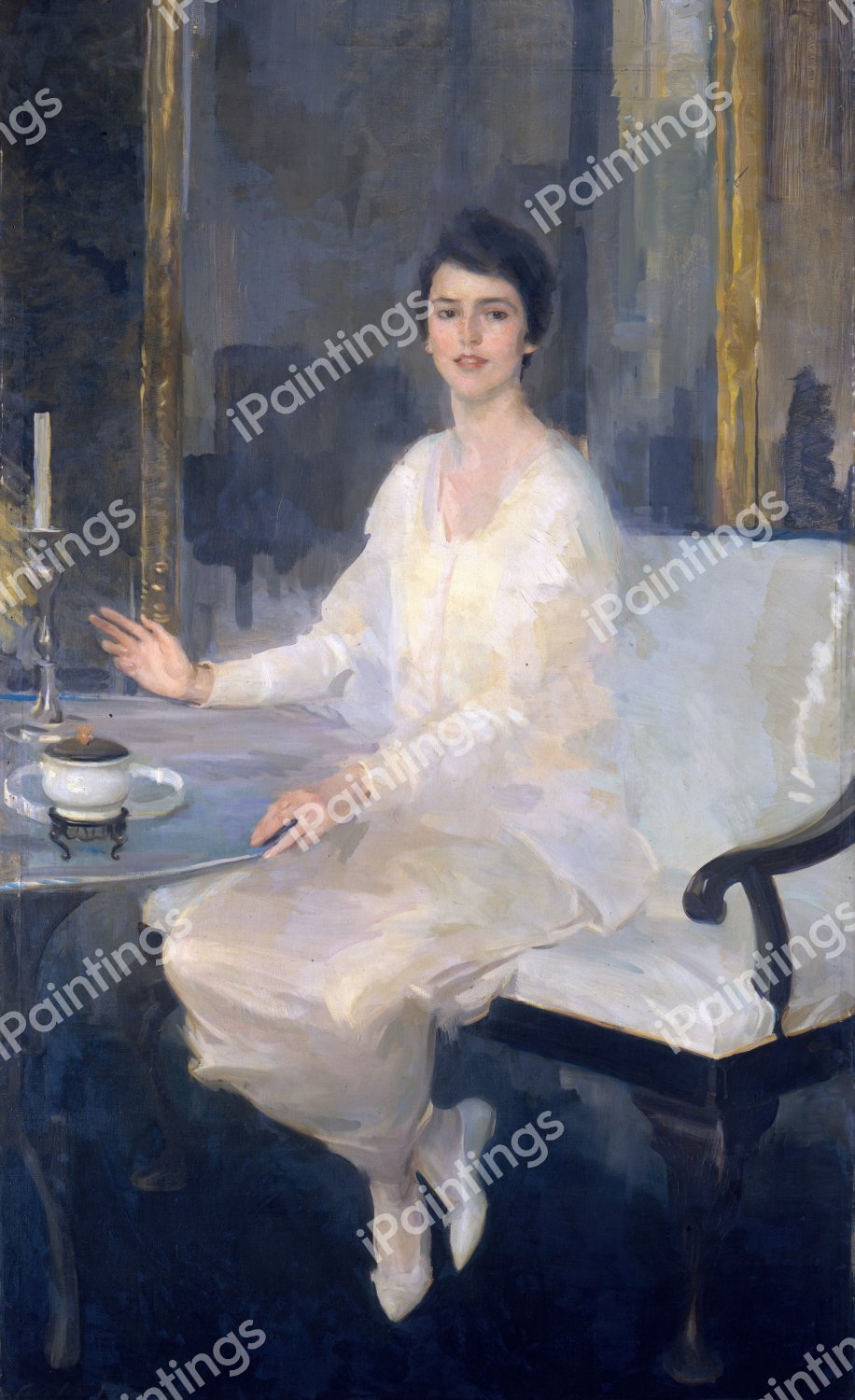 Ernesta. The painting by Cecilia Beaux