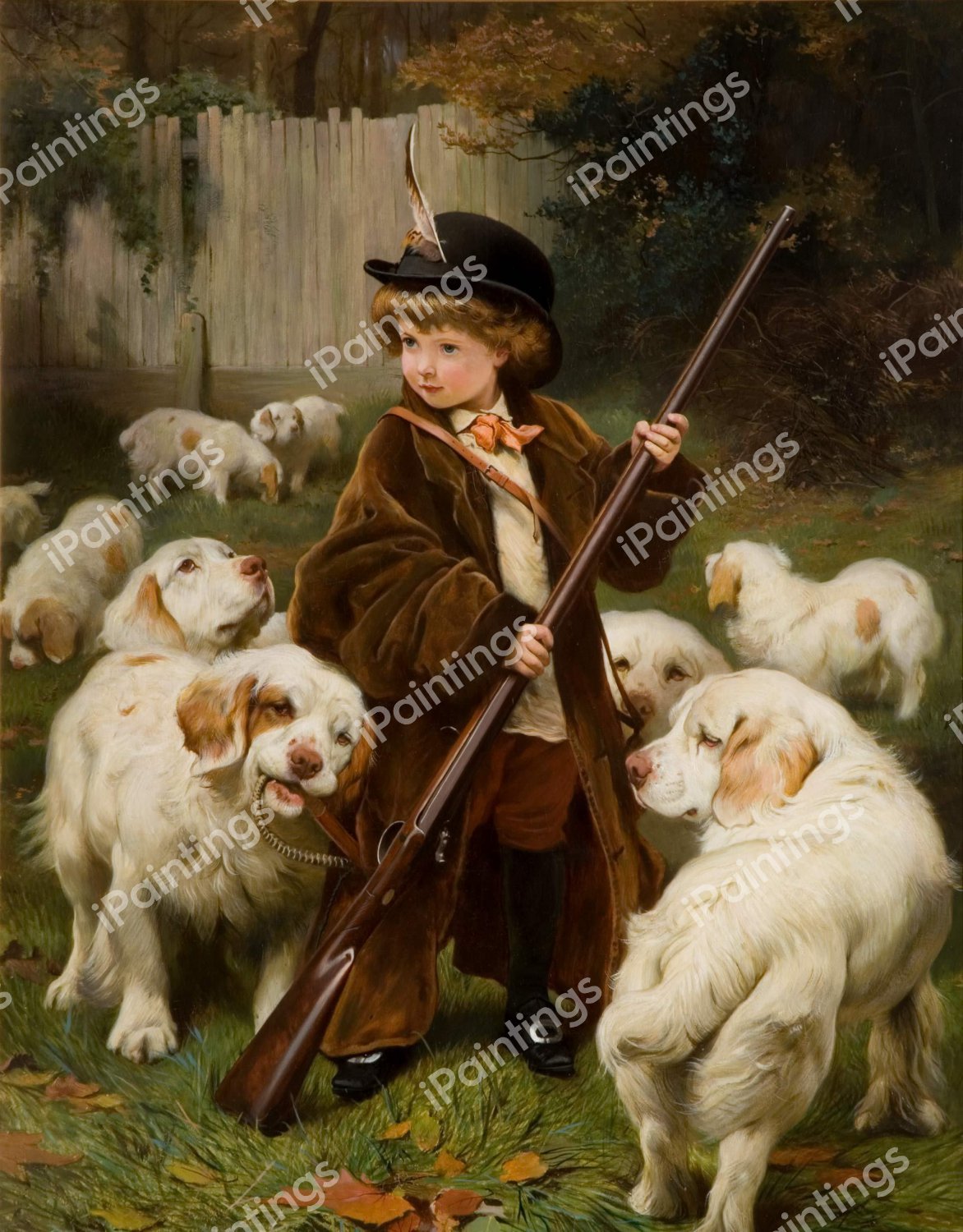 The New Keeper. The painting by Charles Burton Barber