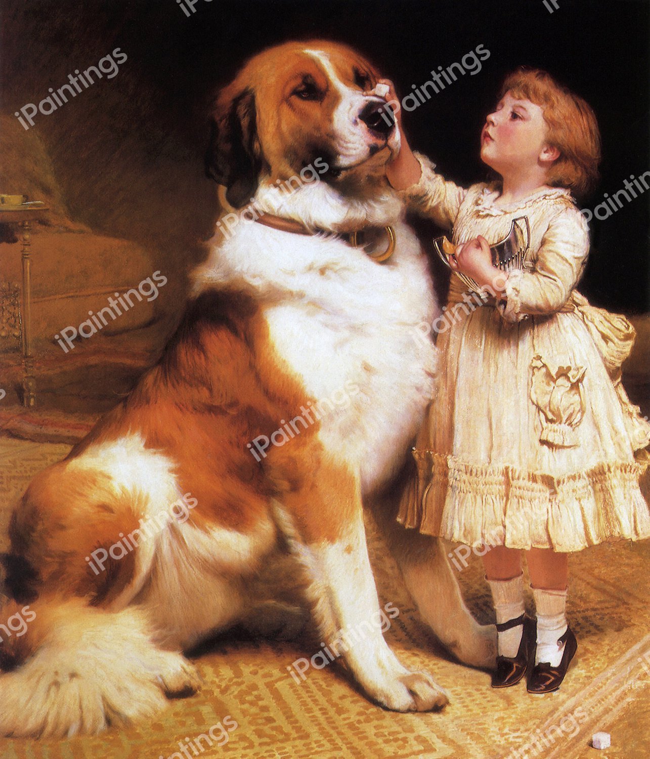 Trust. The painting by Charles Burton Barber