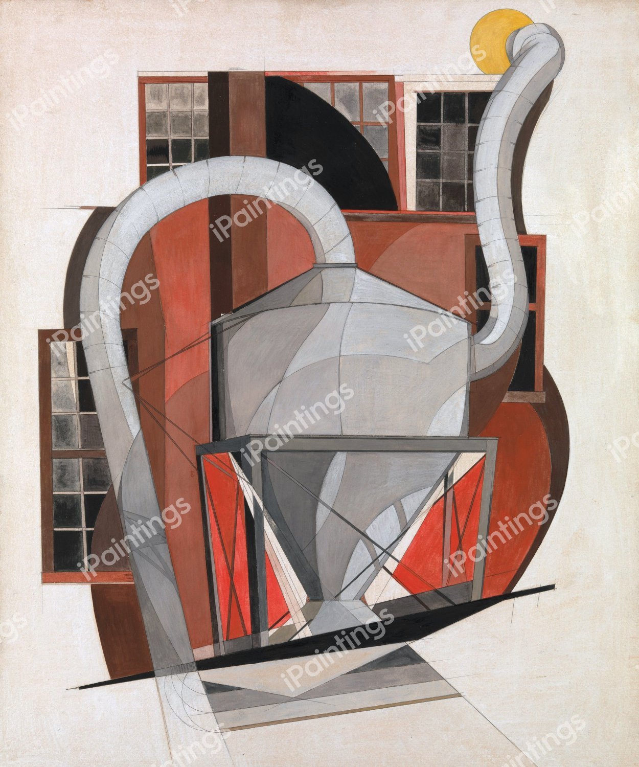 Machinery. The painting by Charles Demuth