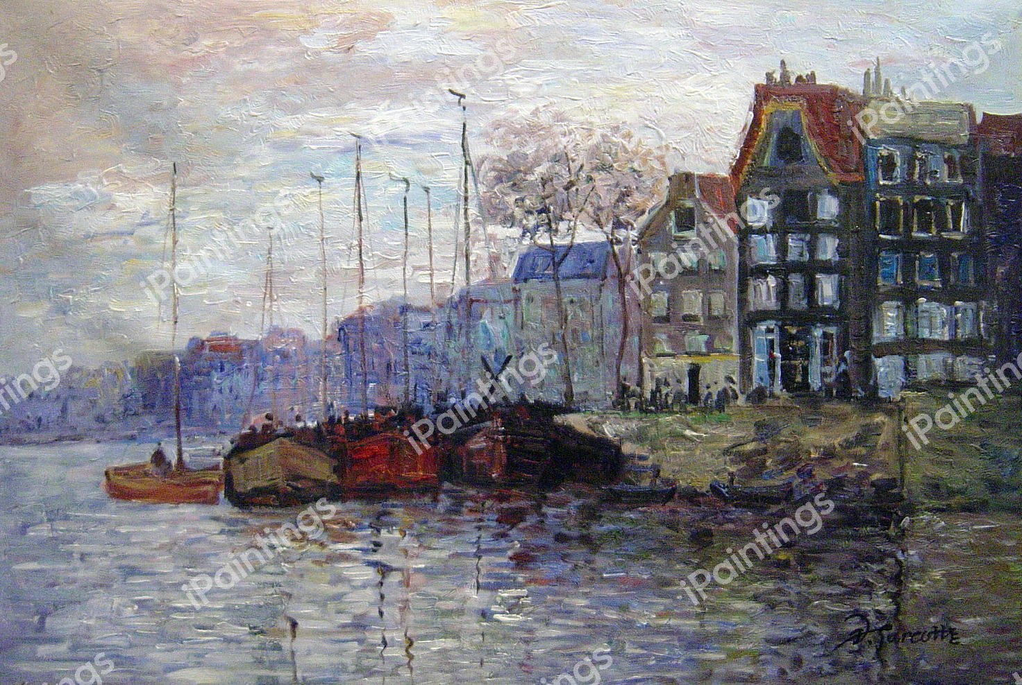 Amsterdam. The painting by Claude Monet