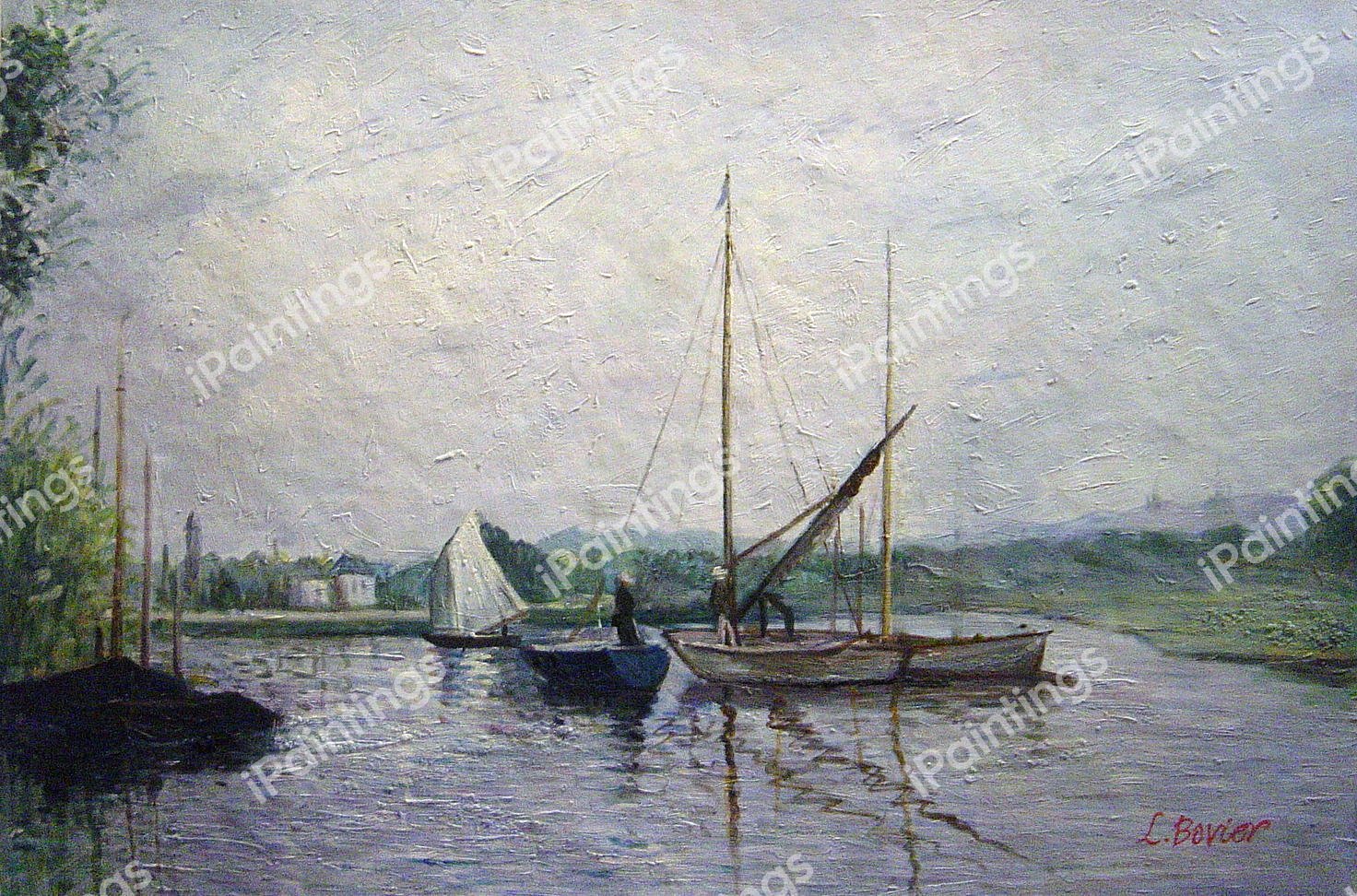 Argenteuil. The painting by Claude Monet