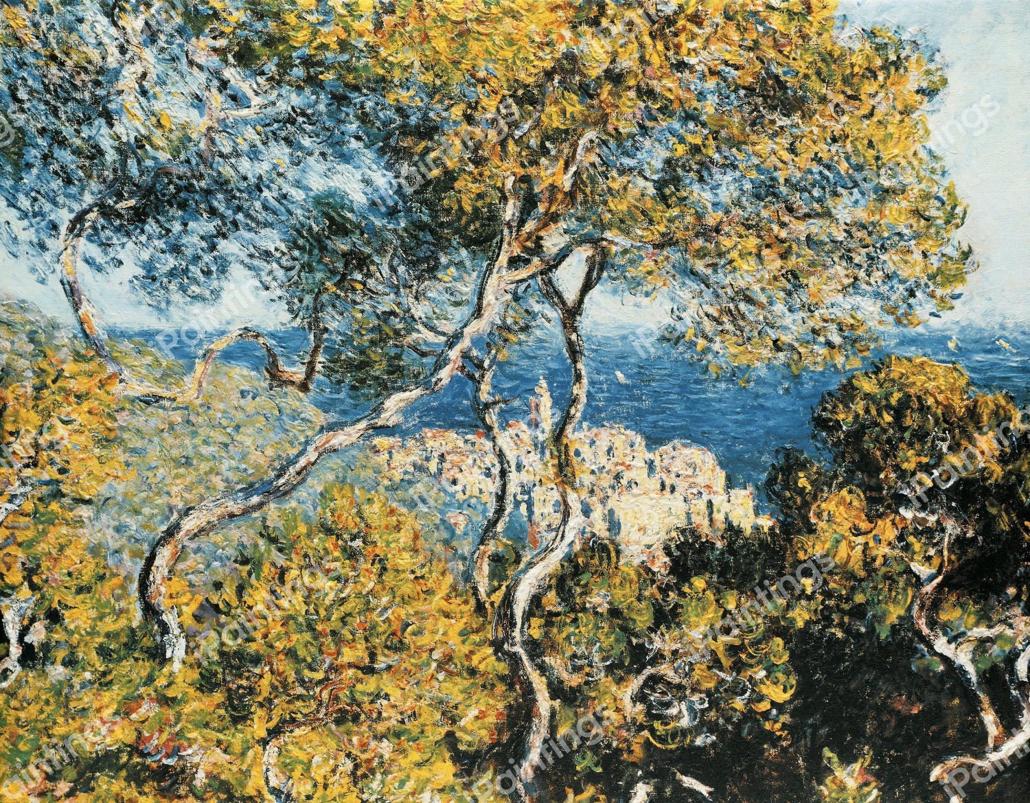 Bordighera II. The painting by Claude Monet