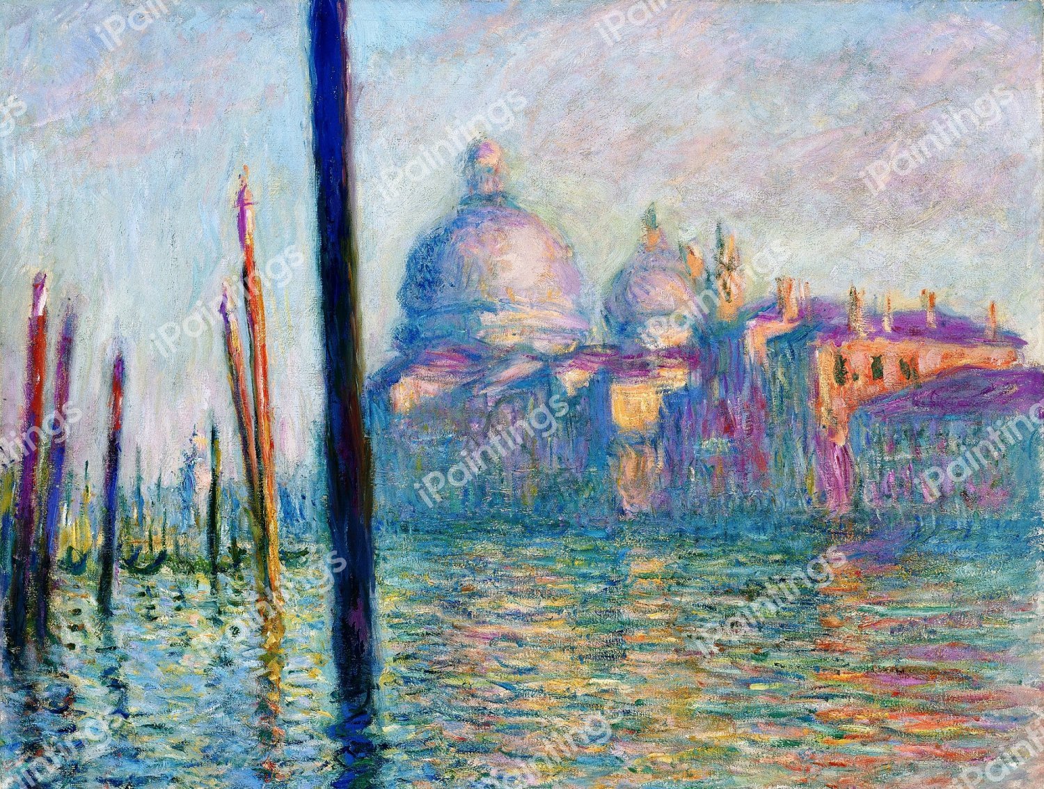 Grand Canal in Venice 1. The painting by Claude Monet