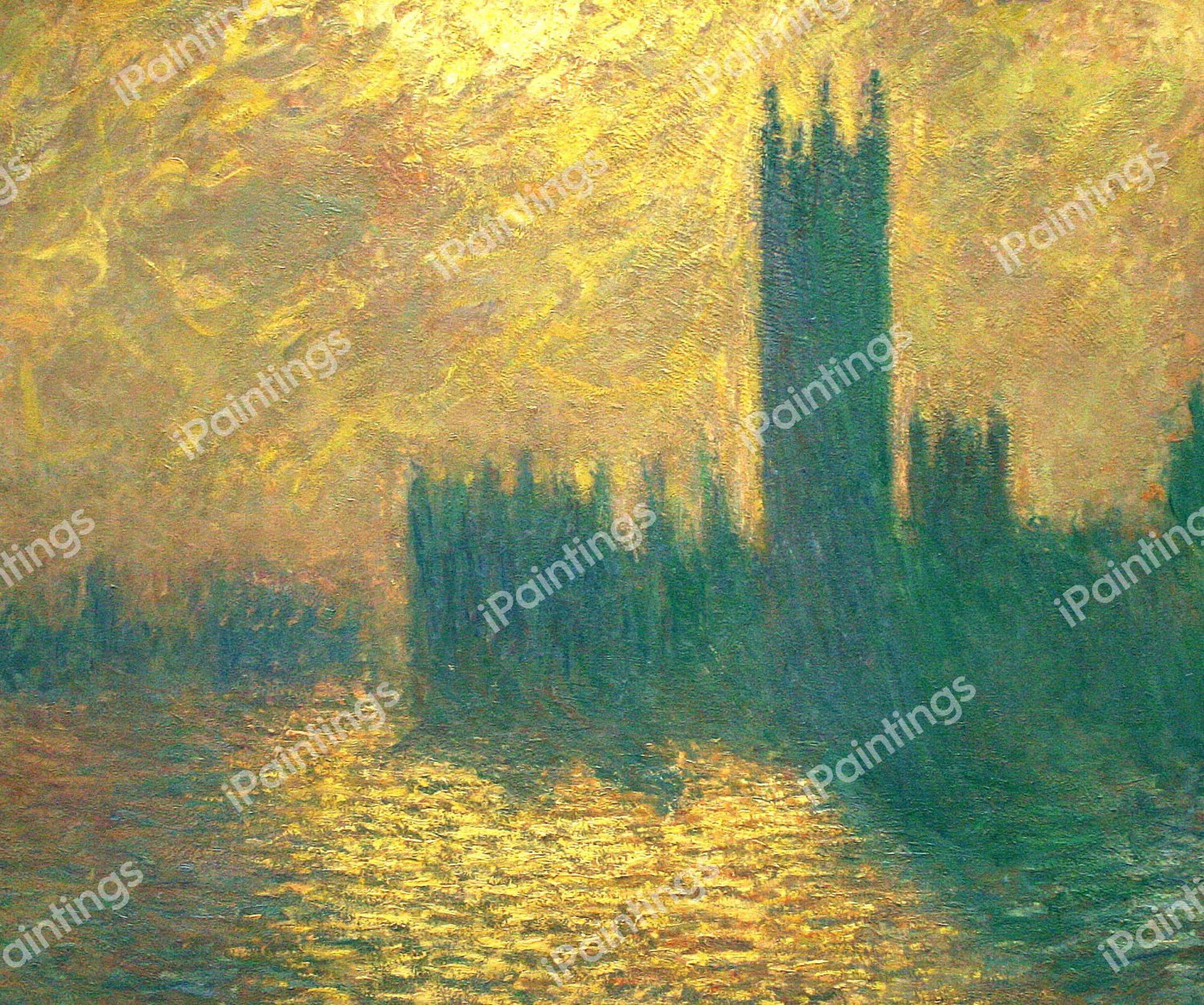 Houses of Parliament, 1904. The painting by Claude Monet